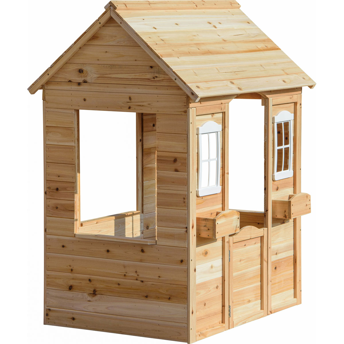 dobar Garten-Spielhaus 107 x 94 x 114,5 cm natur Bild 2