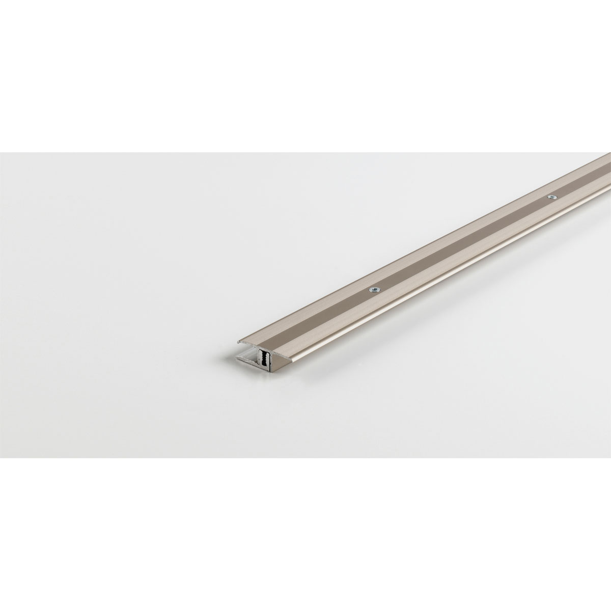 Parador Übergangsprofil für Vinyl/ Laminat 7-15 mm Aluminium Edelstahl