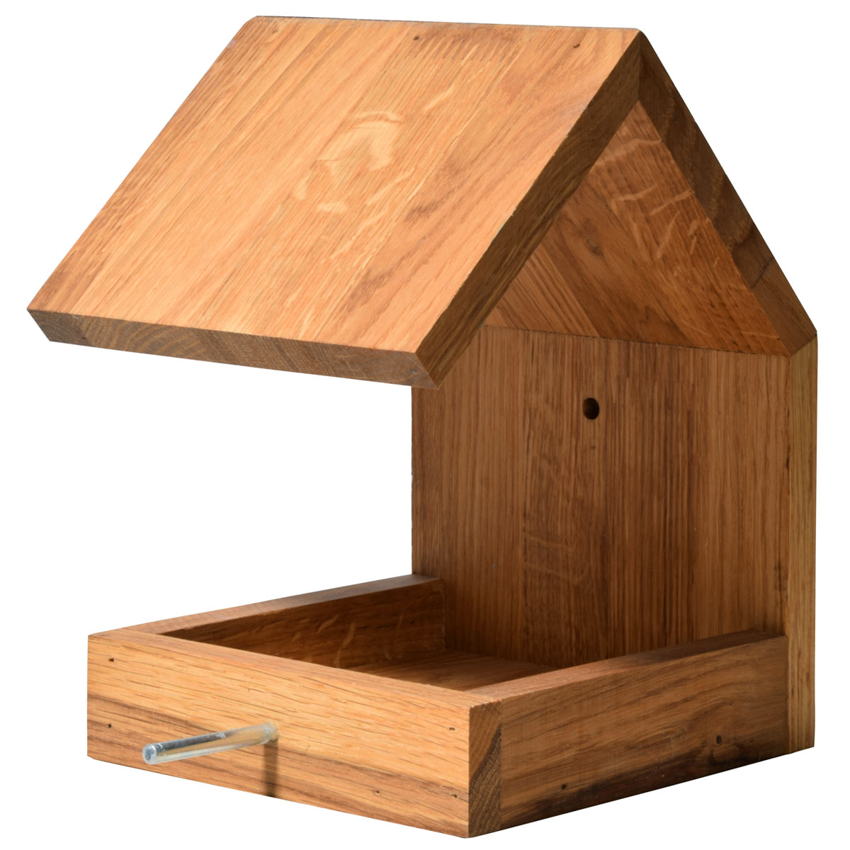 dobar Vogelfutterhaus Bauhaus III 16 x 19 x 22 cm Eiche Braun