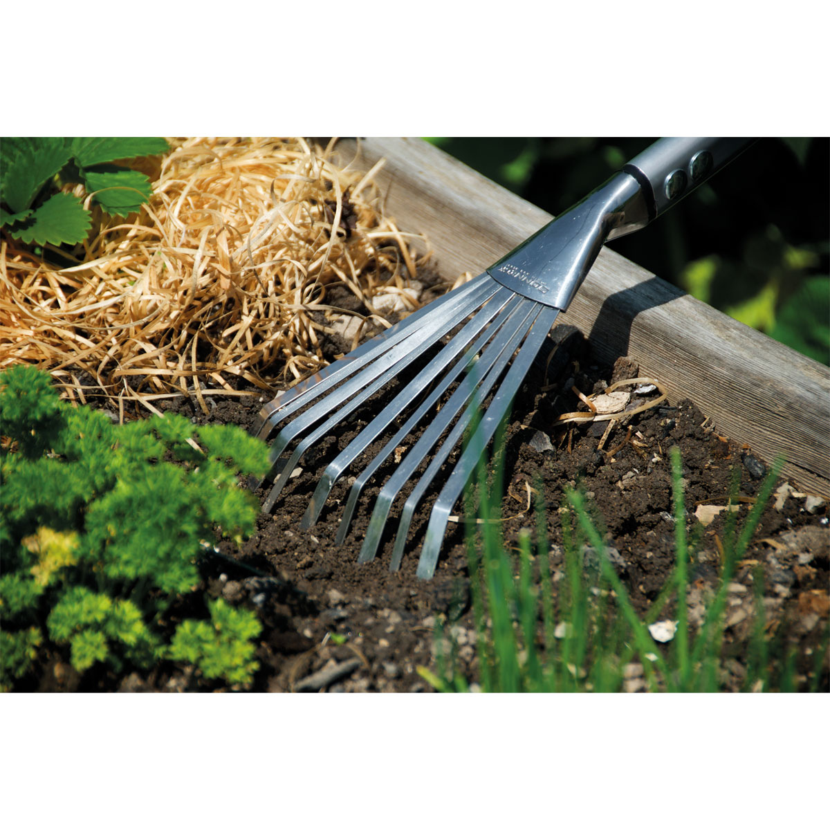 Hochbeetlaubrechen Premium 600 mm Bild 3