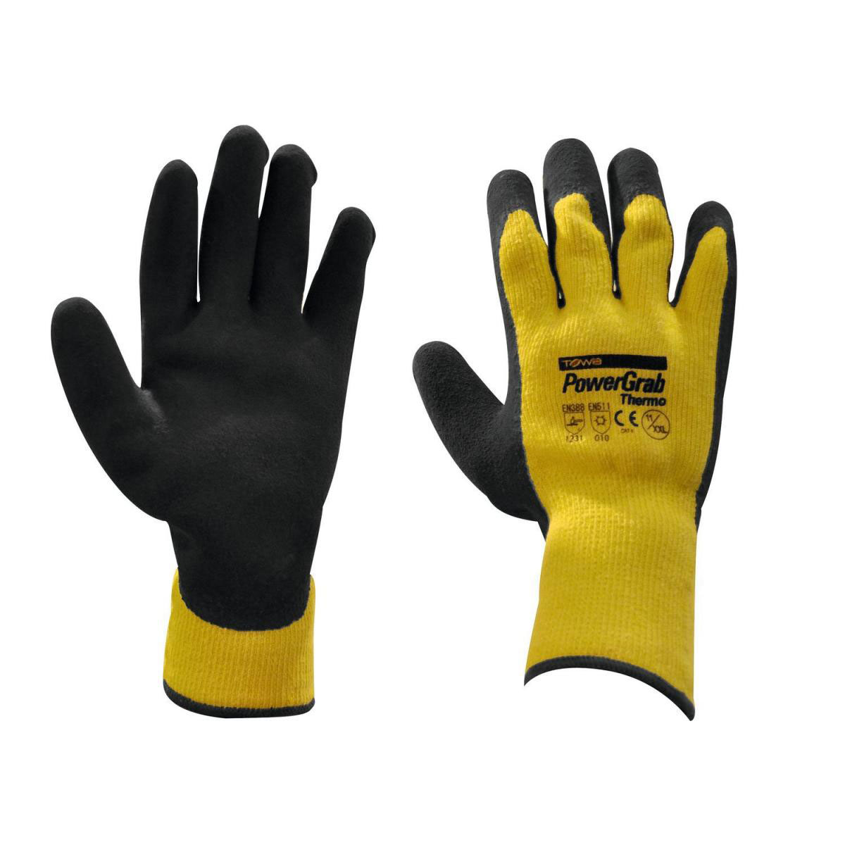 Arbeitshandschuh PowerGrab Thermo Größe 10