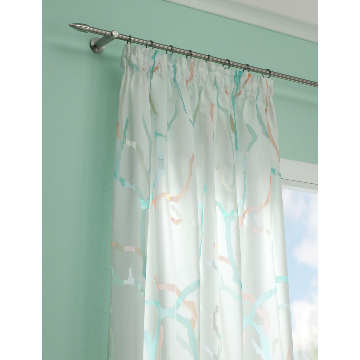 Gardinia Endstück Patrone für New York Durchmesser 12 mm Edelstahl Bild 3