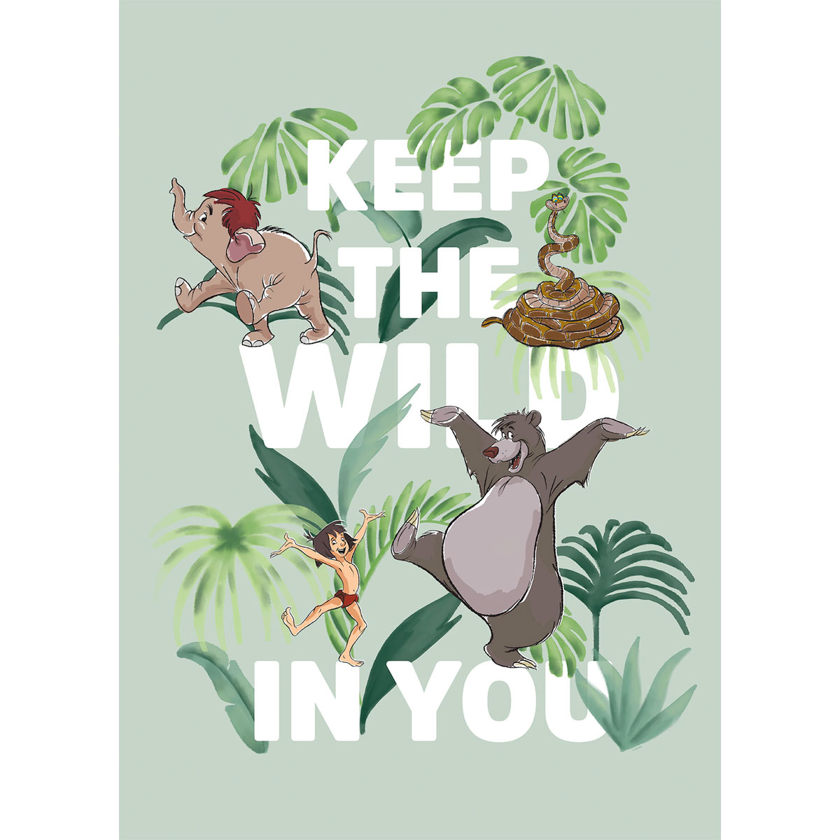 Komar  Wandbild Jungle Book Keep the Wild 40x50 cm Bild 2