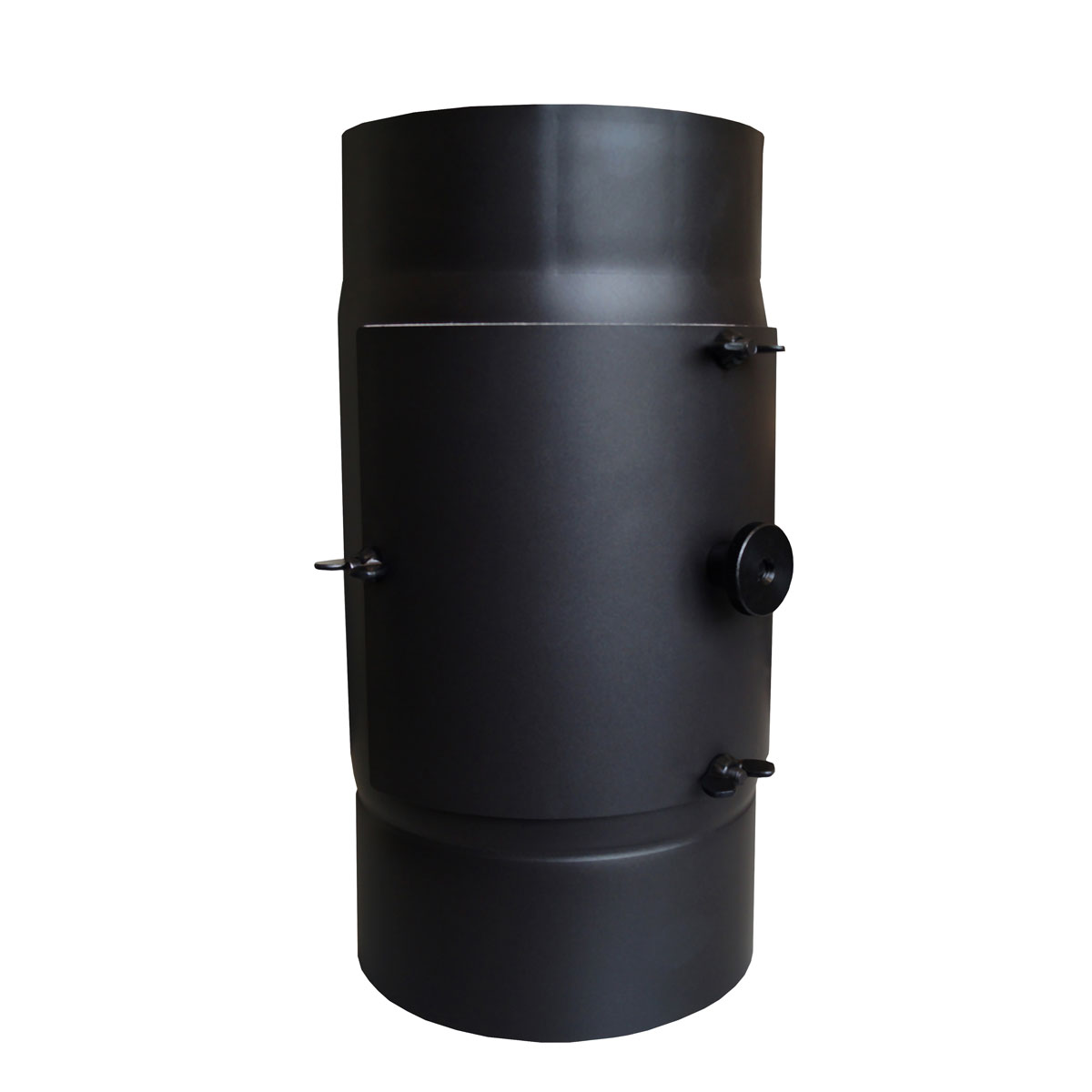 Kaminfilter - KaminFILTERKat, Ø 150 mm, mit Revisionstür, Farbe: Schwarz Bild 2