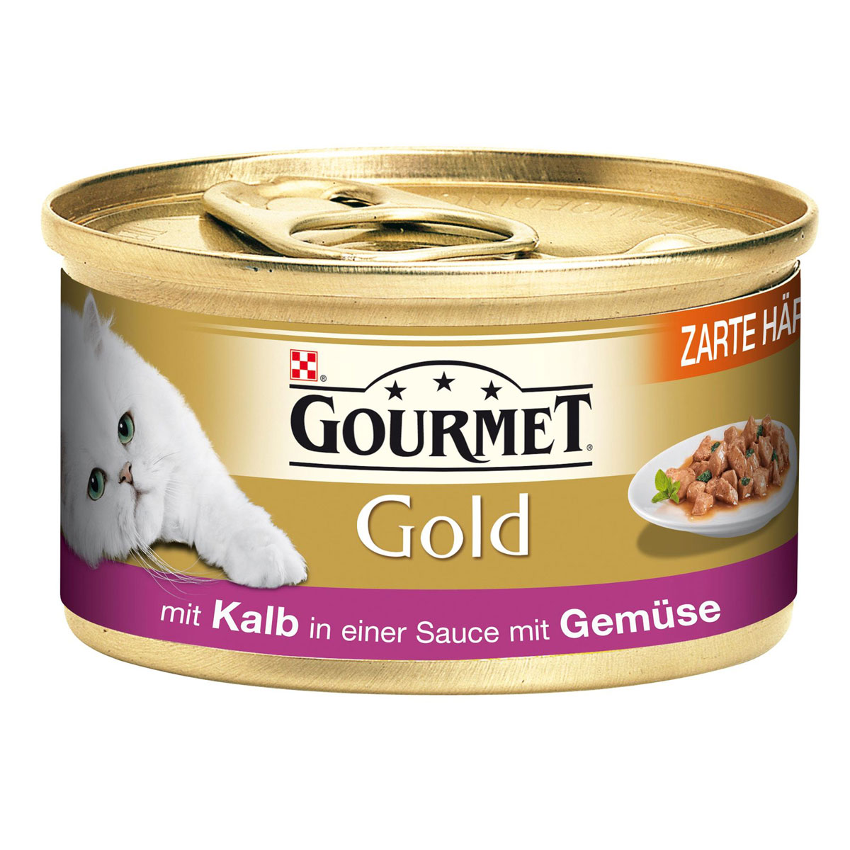 Gourmet Dose Gold Häppchen Sauce Kalb und Gemüse 85g