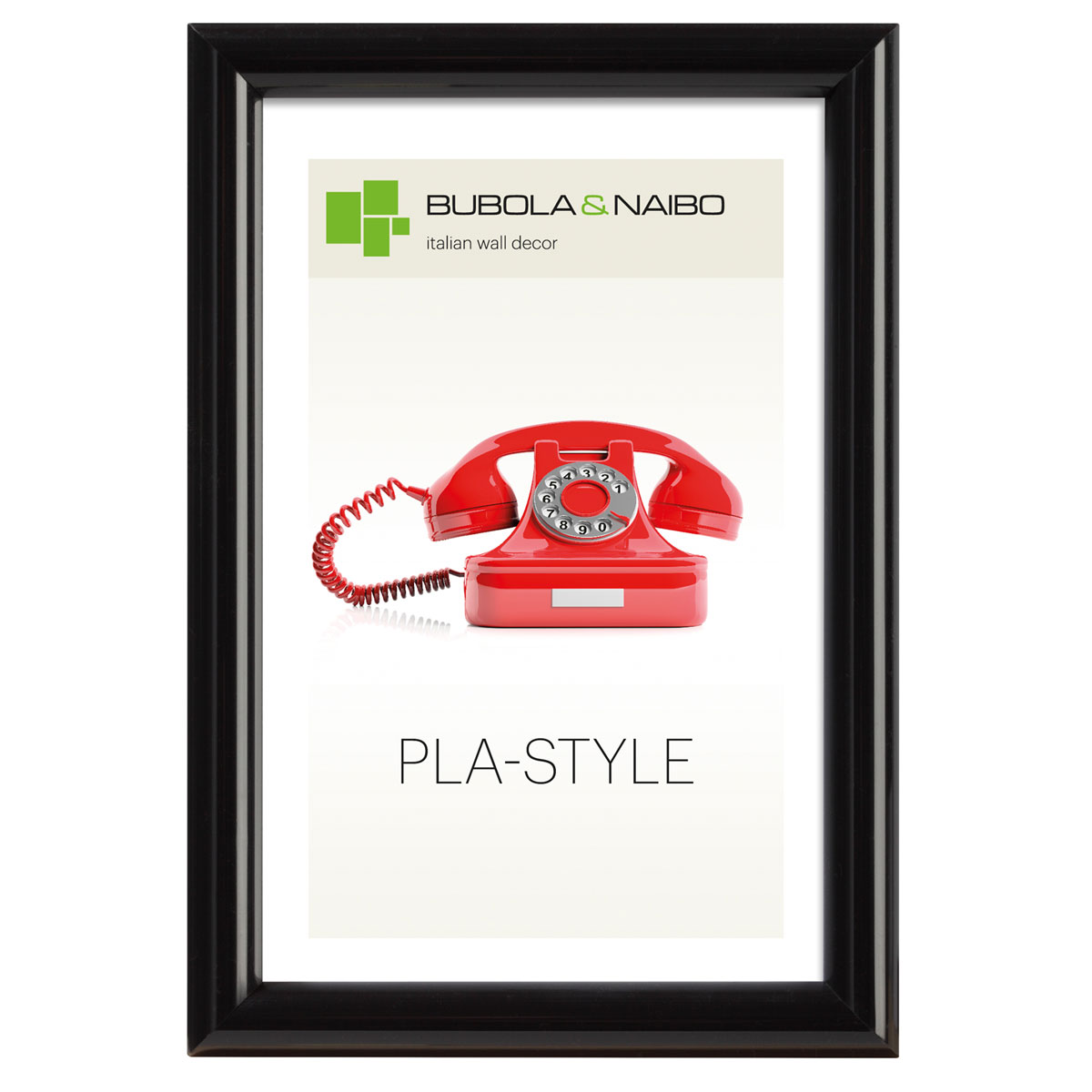 Kunststoffrahmen PLA01 50 x 60 cm Schwarz