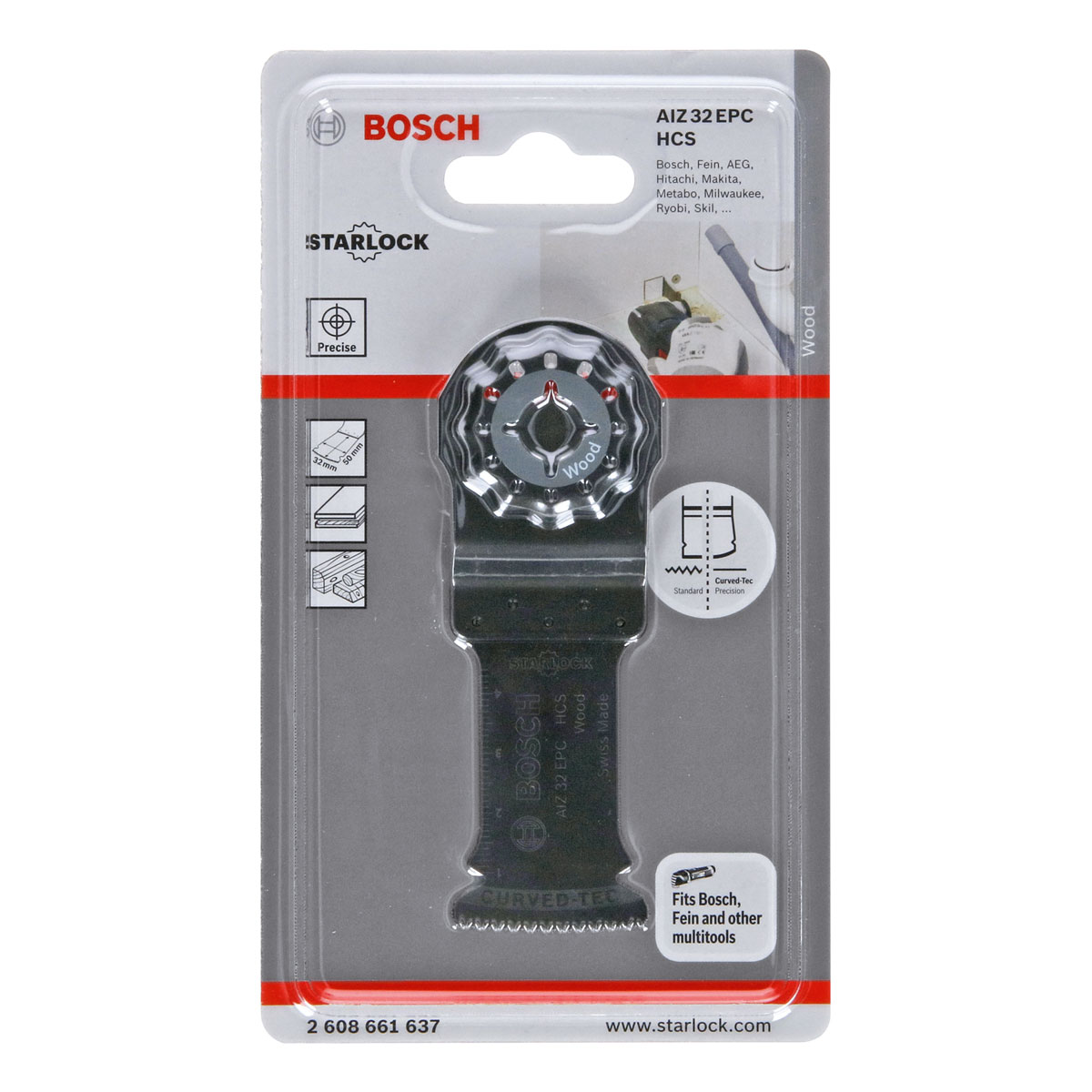 Bosch Professional  HCS Tauchsägeblatt AIZ 32 EPC Wood 50 x 32 mm Bild 2