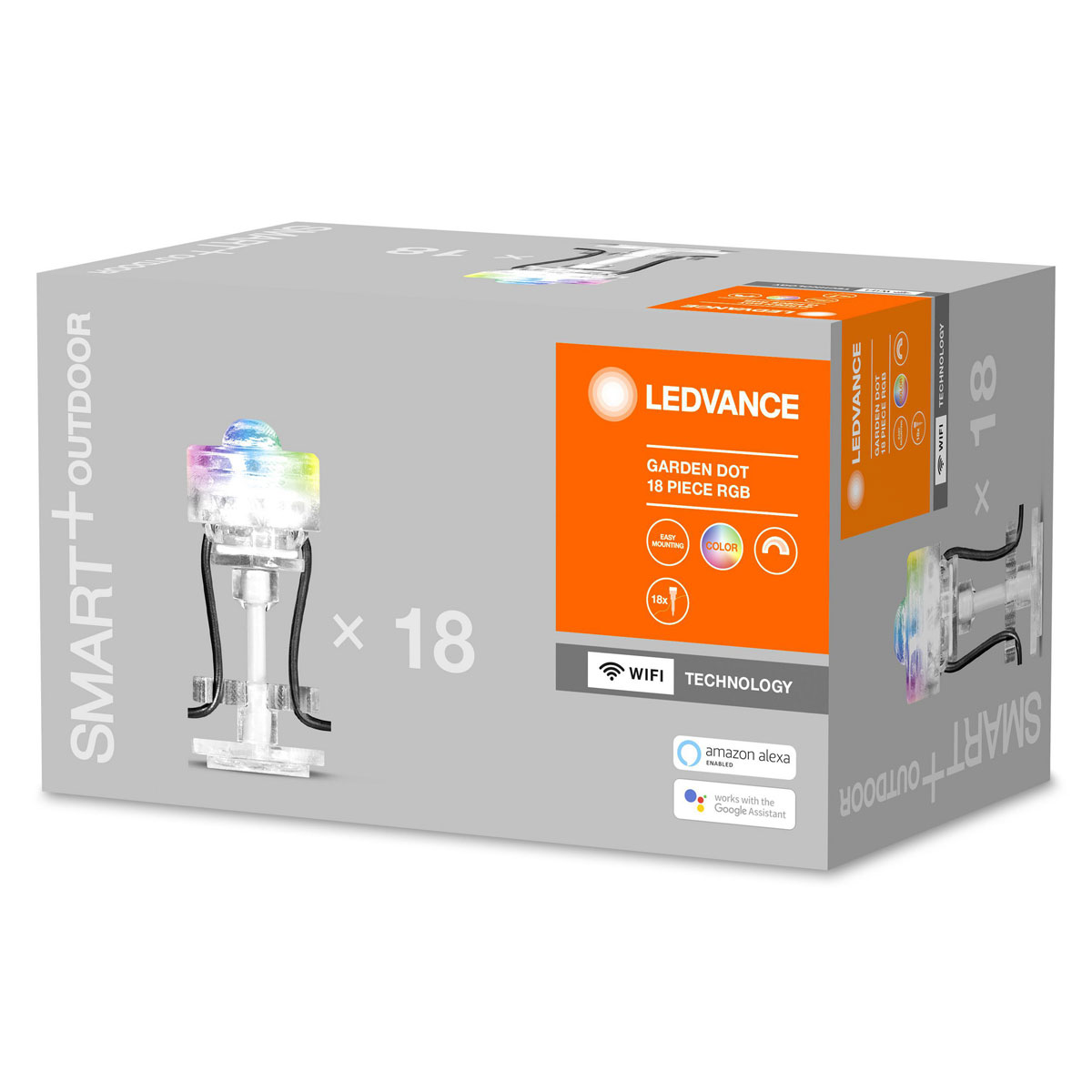 Ledvance SMART+ Außenleuchte Garden Dot 18 Lampen schwarz Bild 4