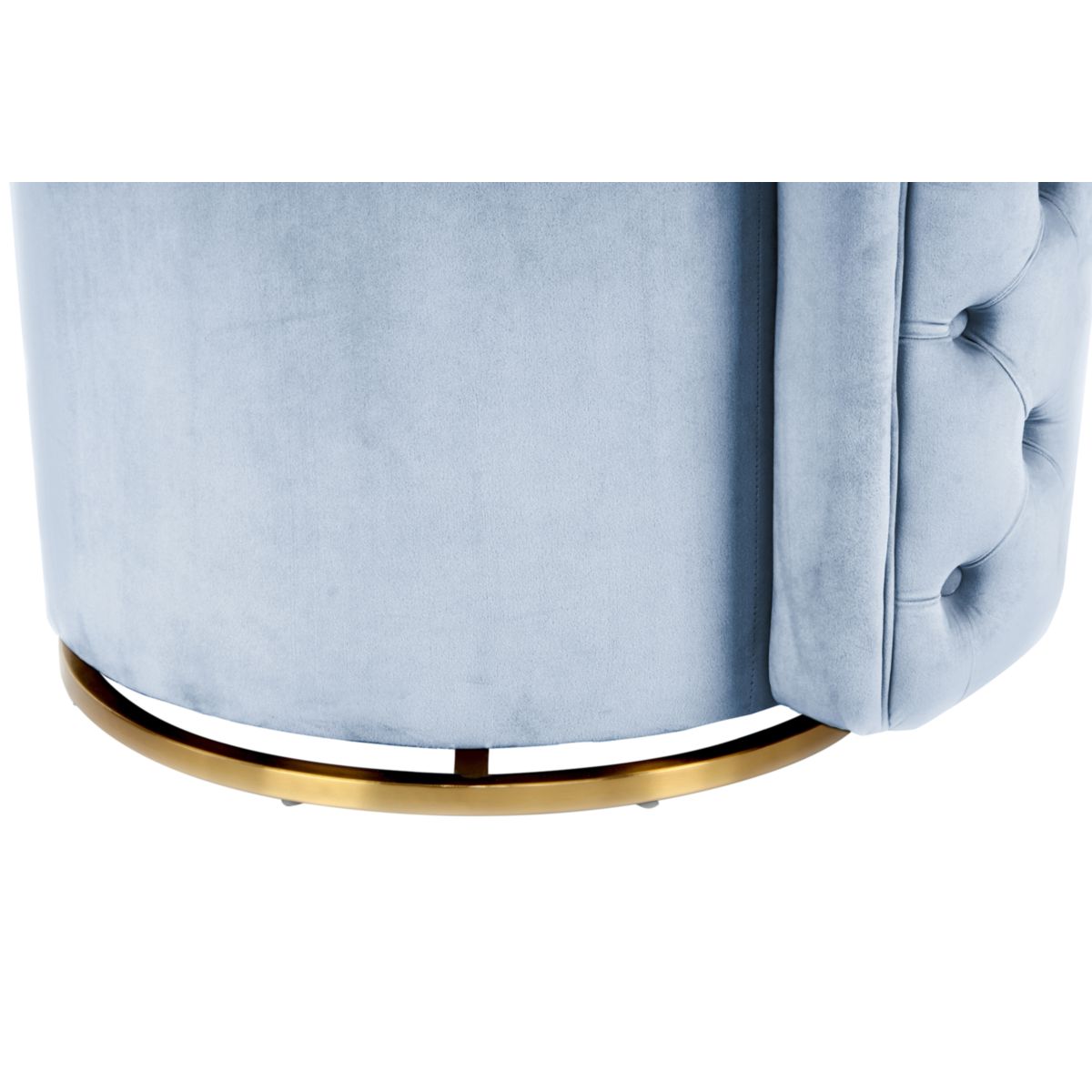 Sessel Drehsessel Beverly 125 hellblau gold Bild 7