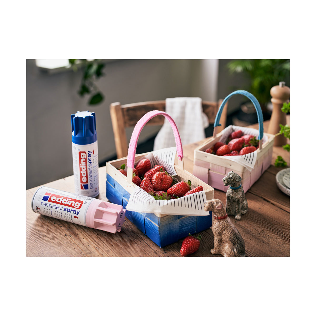 Edding  Spray 5200 enzianblau seidenmatt Bild 5