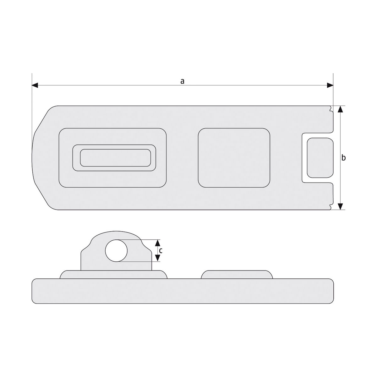 Abus Überfalle 200/95 mm Bild 2