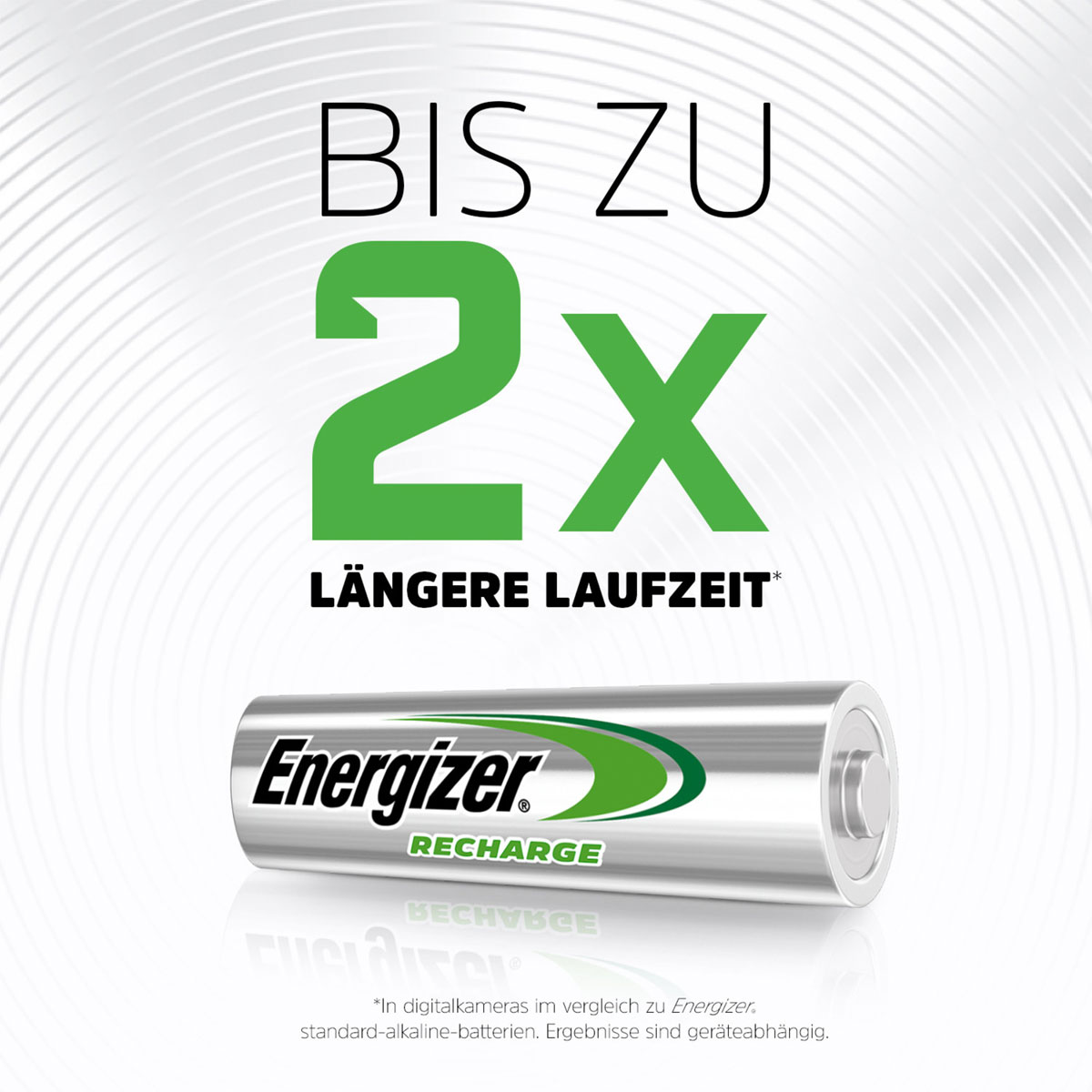 Energizer Mignon AA-Batterien Universal 1.300 mAh wiederaufladbar 4 Stück Bild 3
