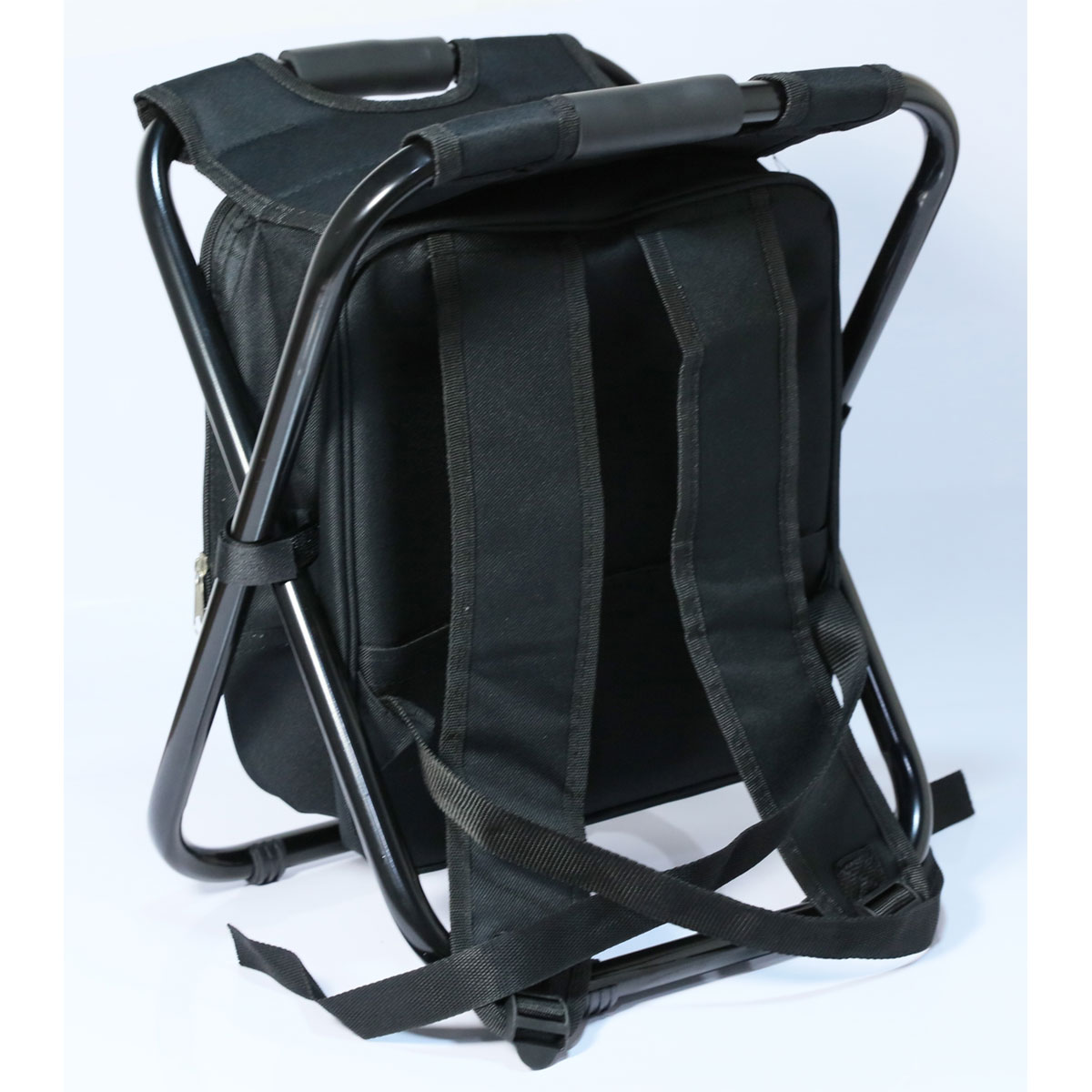 highfeld 3 in 1 Camping Stuhl mit Rucksack und Kühltasche black Bild 2