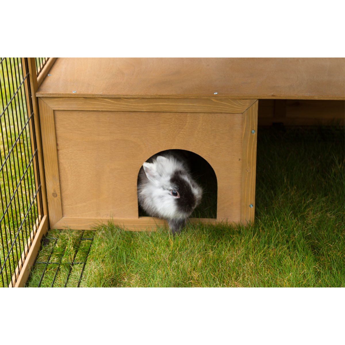 Freilaufgehege 220 x 115 x 75 cm braun Bild 2