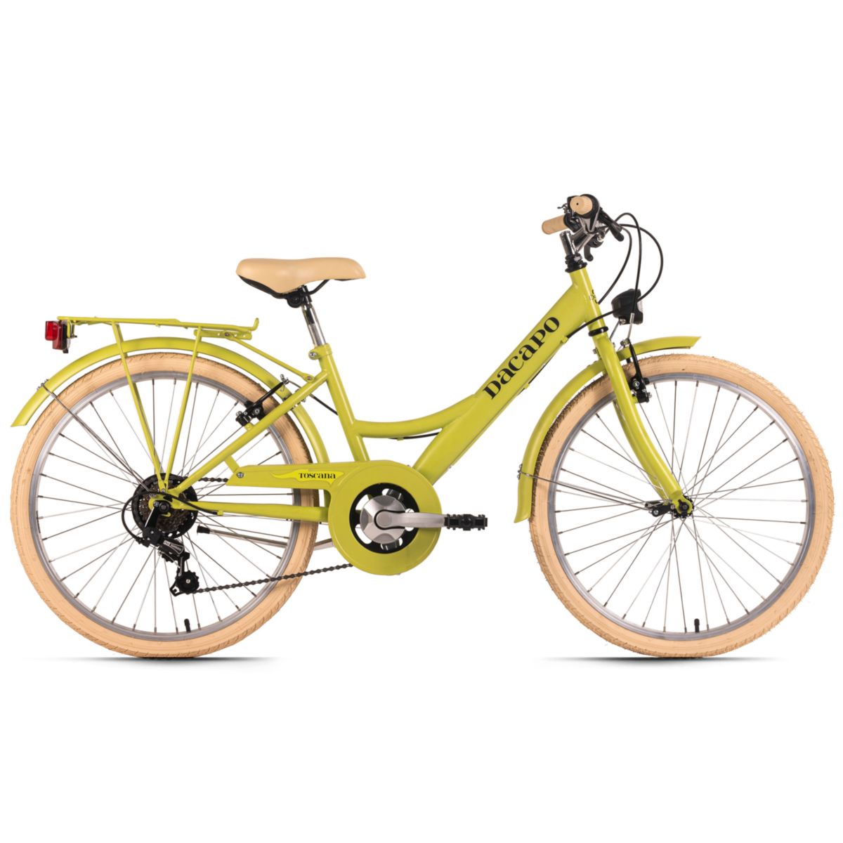 Adore DaCapo Kinderfahrrad 24'' Toscana vintage Grün 6 Gänge RH 41 cm