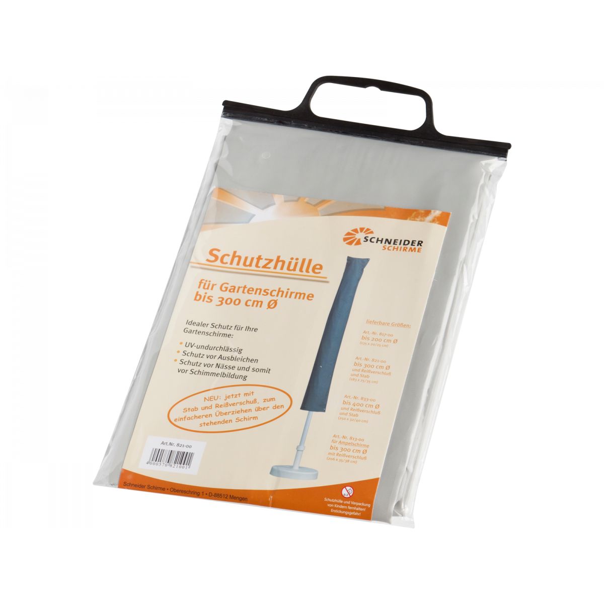 Schneider Schirme Schutzhülle für Ampelschirme bis 350 cm und 300 x 300 cm