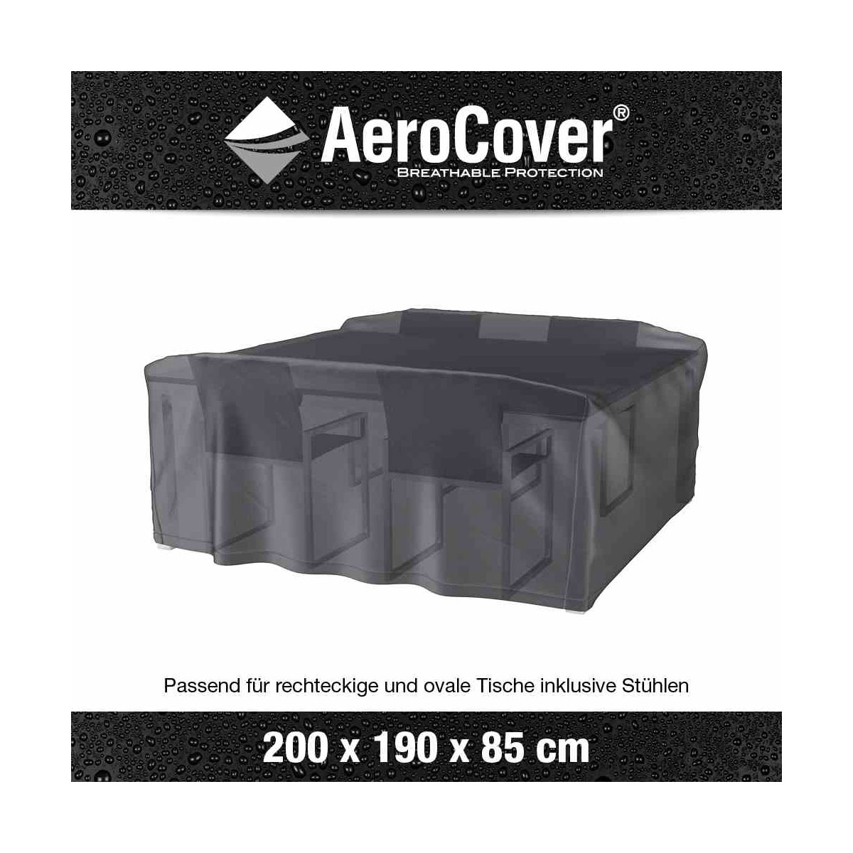 Sitzgruppenhülle AeroCover 200 x 190 x 85 cm atmungsaktiv Bild 3