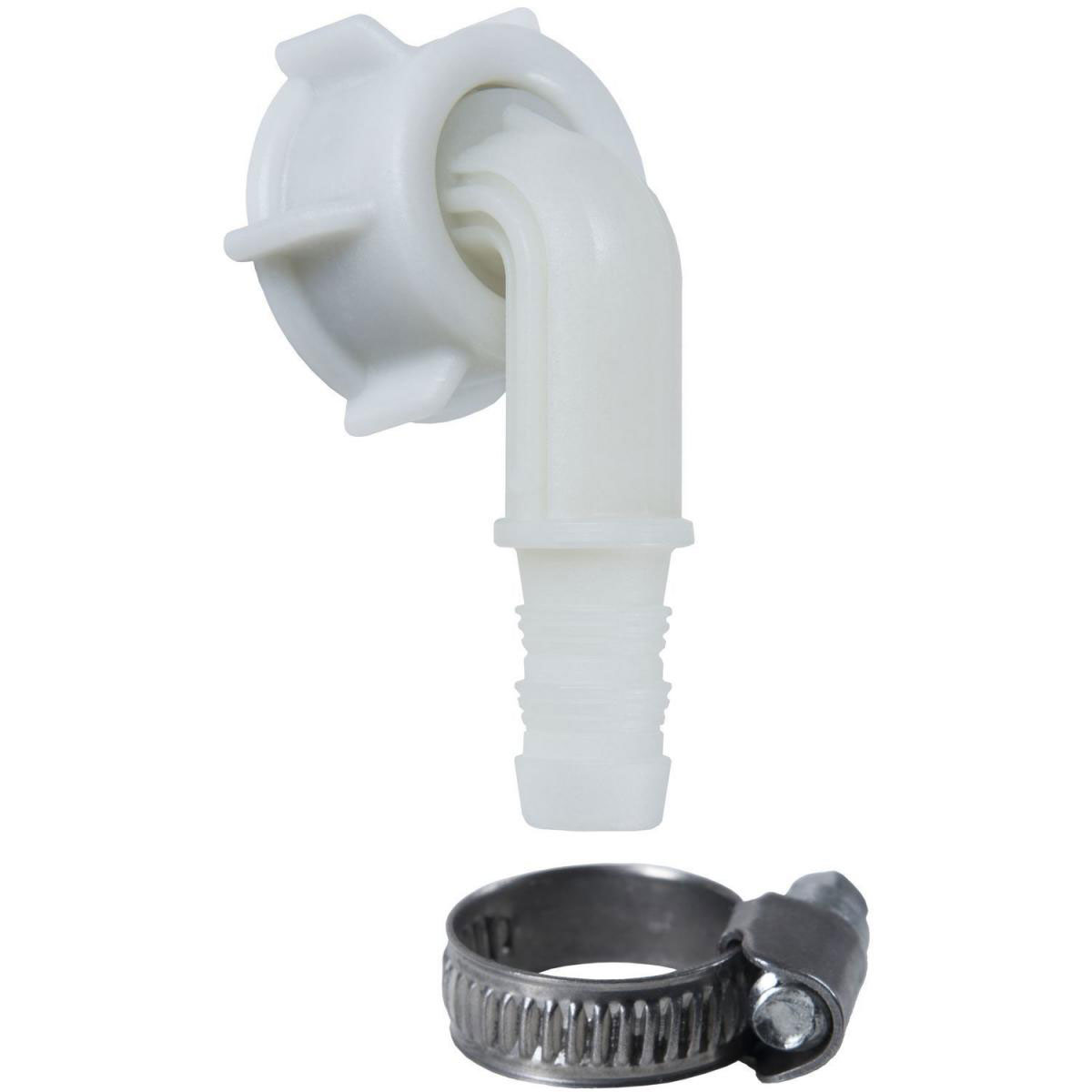 Winkel-Schlauchverschraubung 1/2" Kunststoff