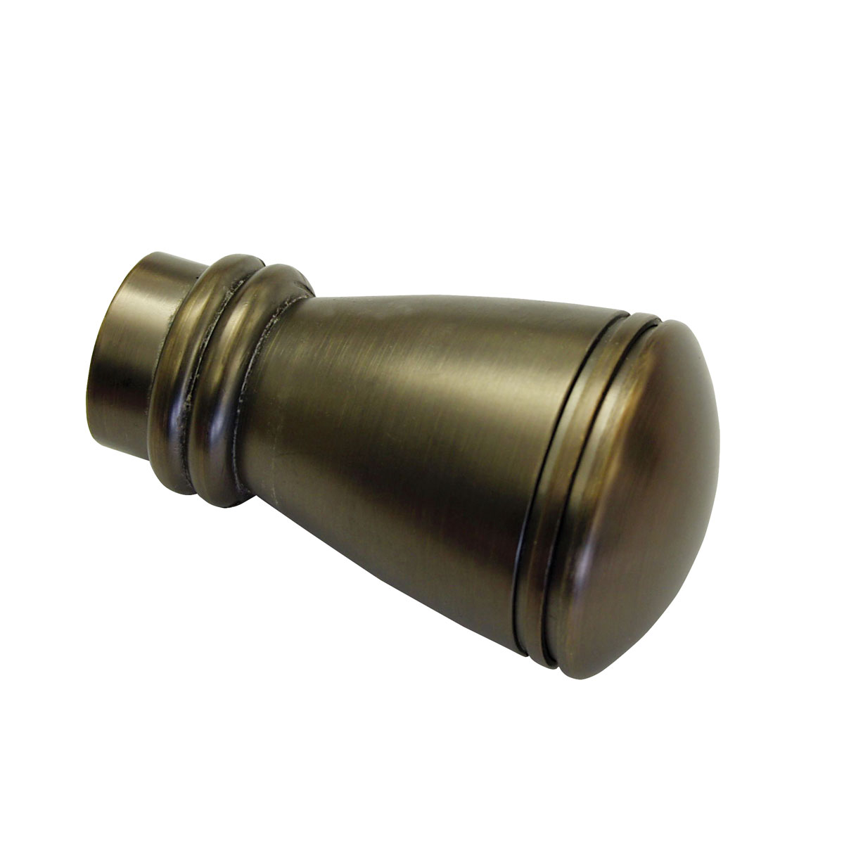 Gardinia Endstück Siro für Chicago  Durchmesser 20 mm bronze