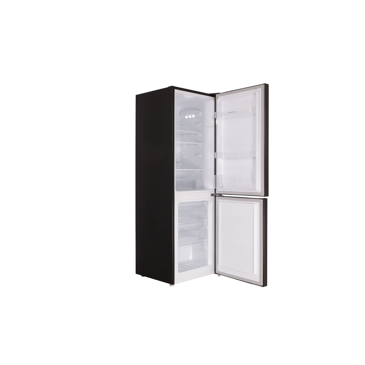 Respekta Stand Kühl-Gefrierkombination Savo, Farbe: Schwarz