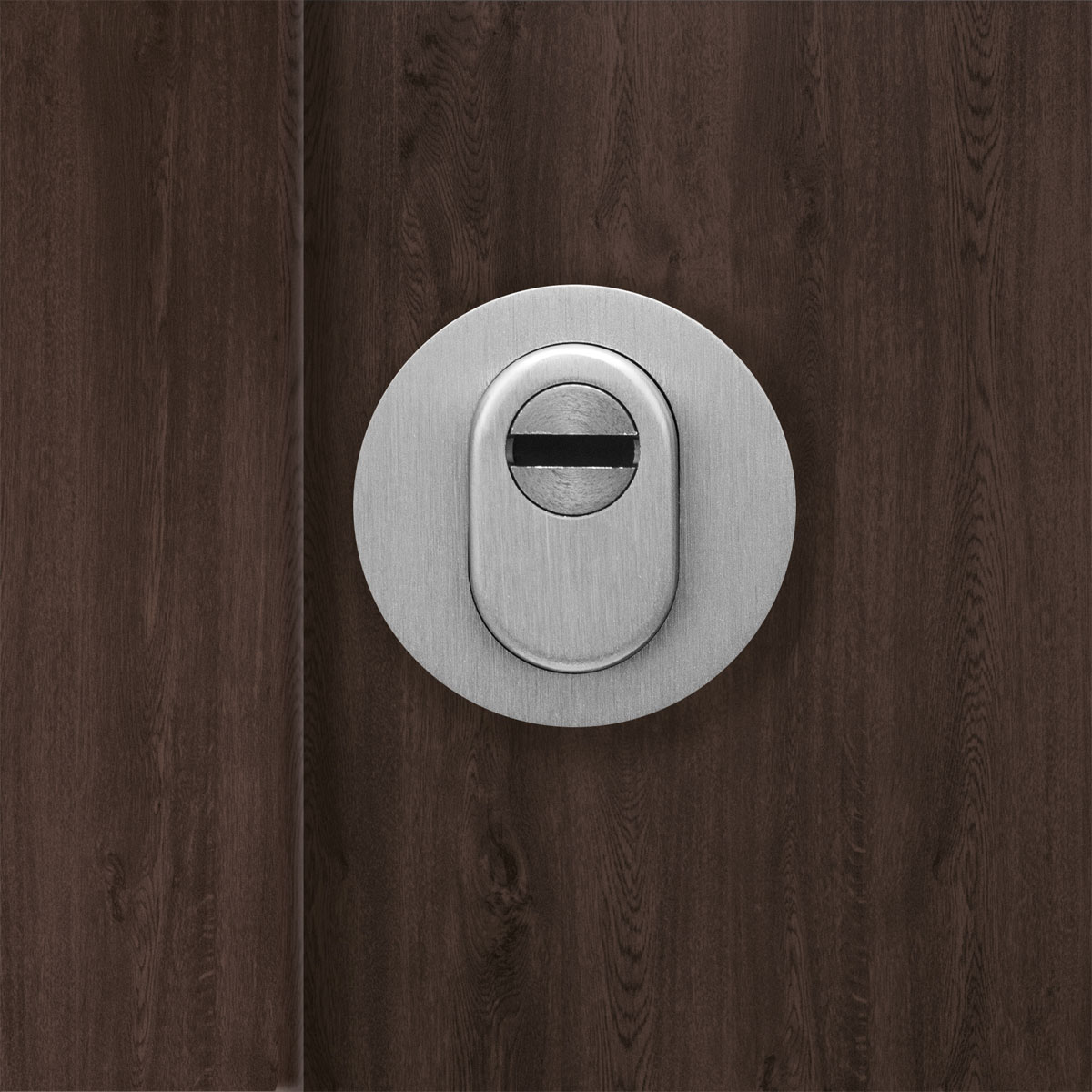 SplenDoor  Premium-Haustür Passivedoor Goeteborg RC2 energiesparend einbruchsicher nussbaum 110 x 210 cm links Bild 9