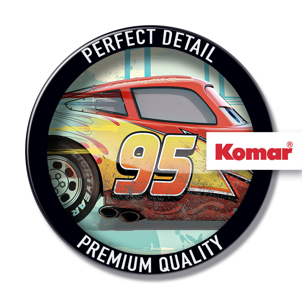 Komar  Wandbild Cars Lightning McQueen 40x30 cm Bild 3