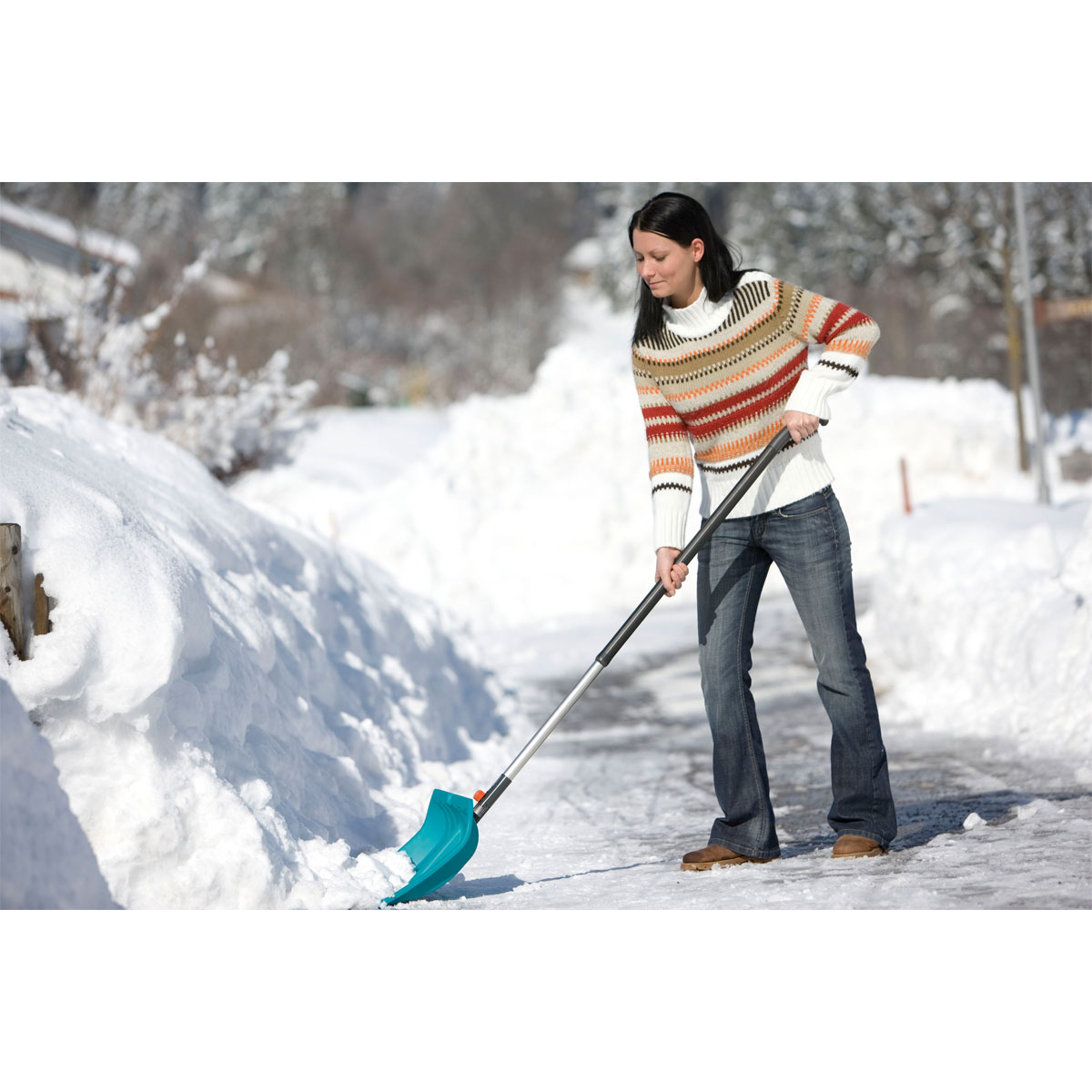 Gardena  Combisystem Schneeschieber Alu 50 50 cm Bild 8