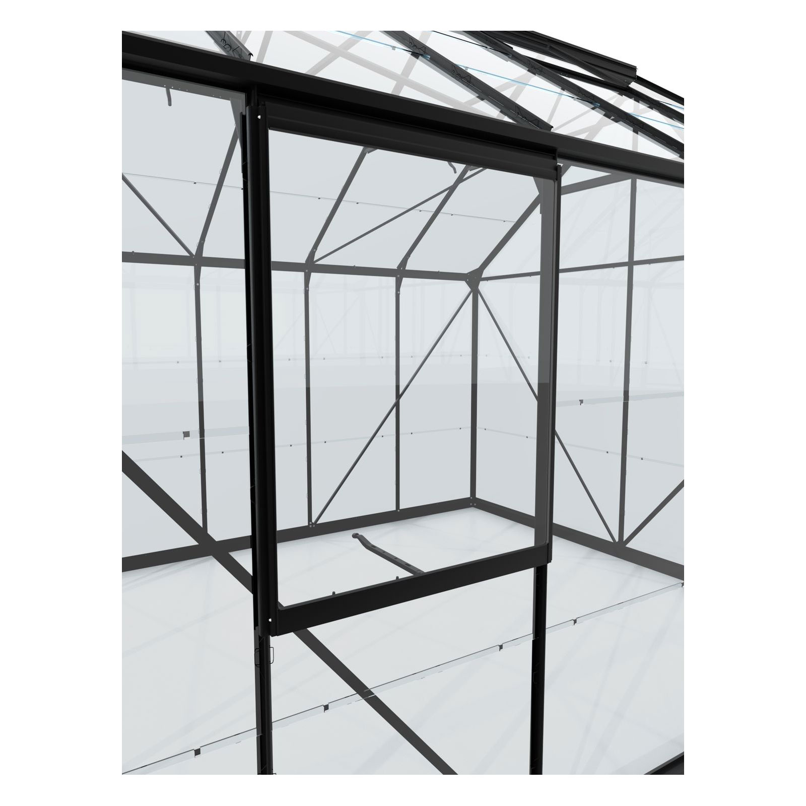 Vitavia Seitenfenster V mit ESG schwarz