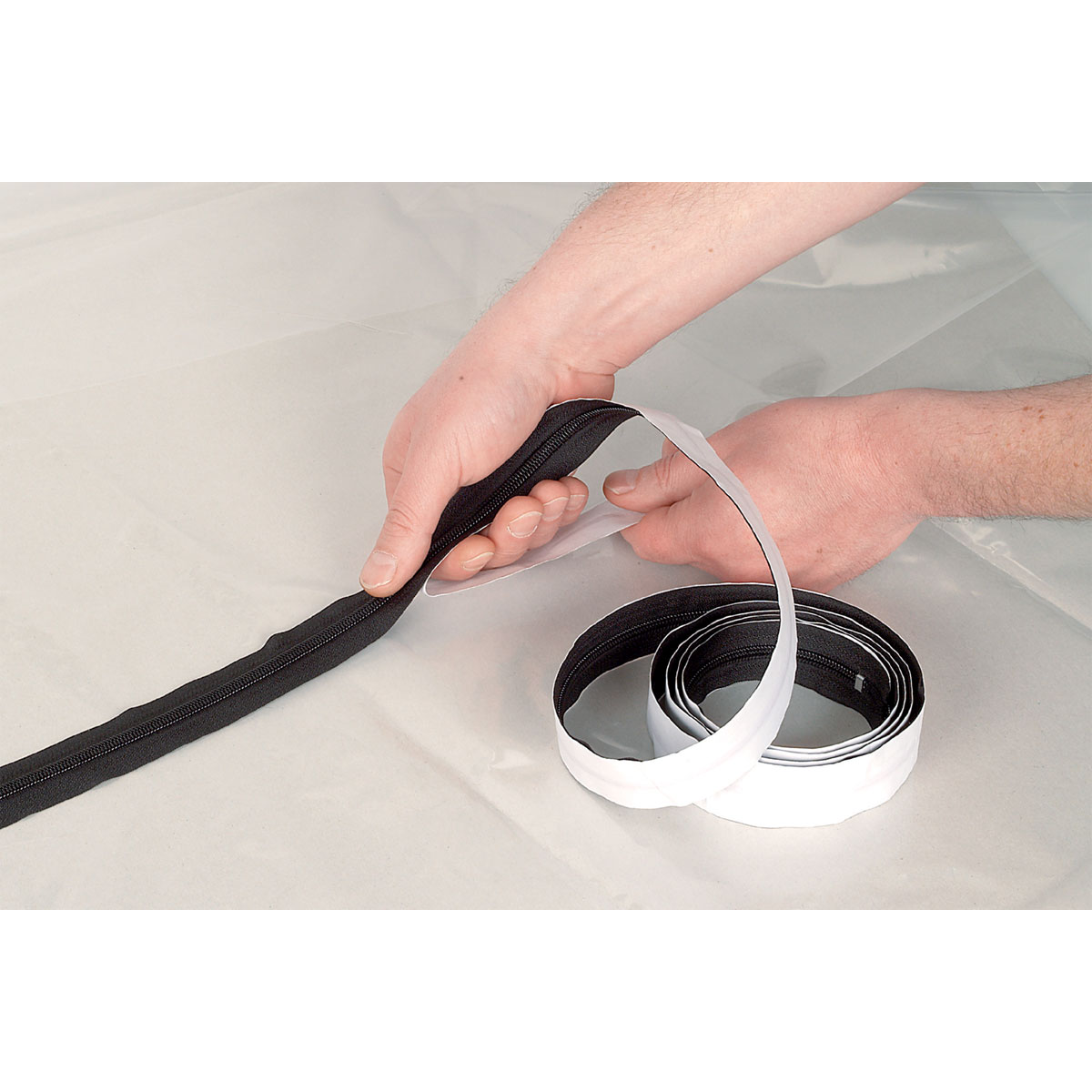 Wolfcraft  Staubschutztür 1250 mm 3- teilig  Bild 5