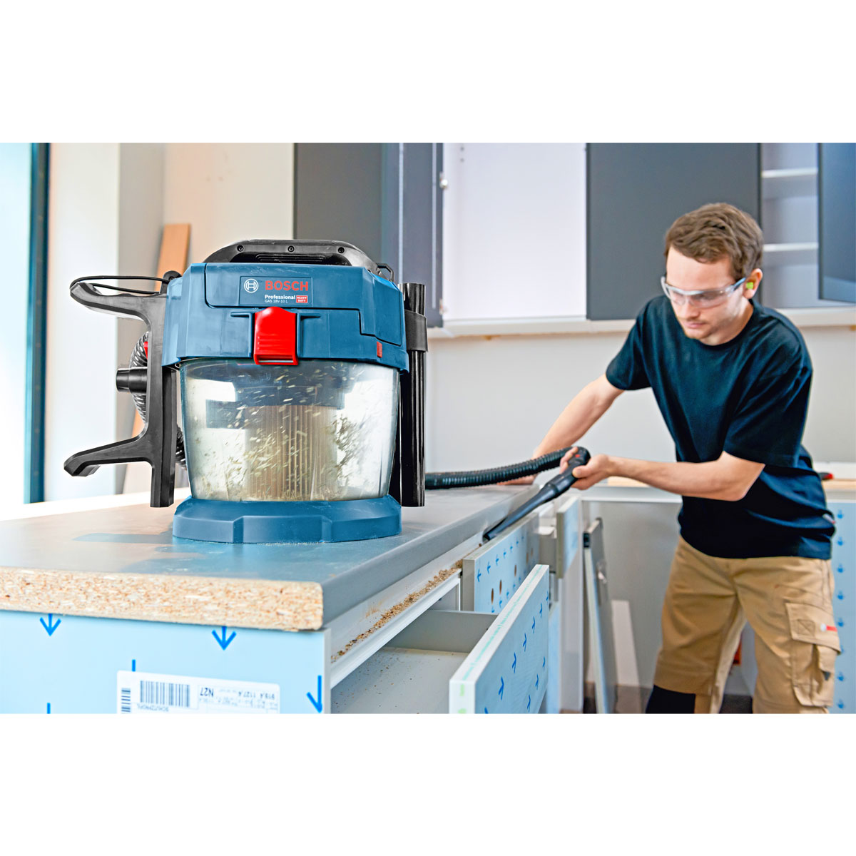 Bosch Professional  Akku-Staubsauger-Set GAS 18V-10 solo Bild 6