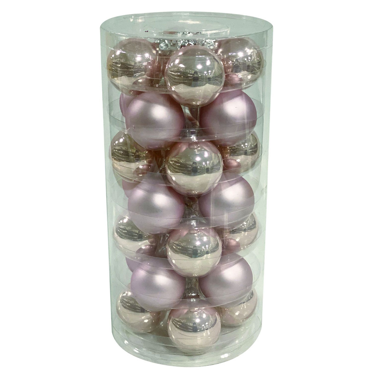 Ambientis Glaskugeln 4,5 cm Rosa Mix 28 Stk.