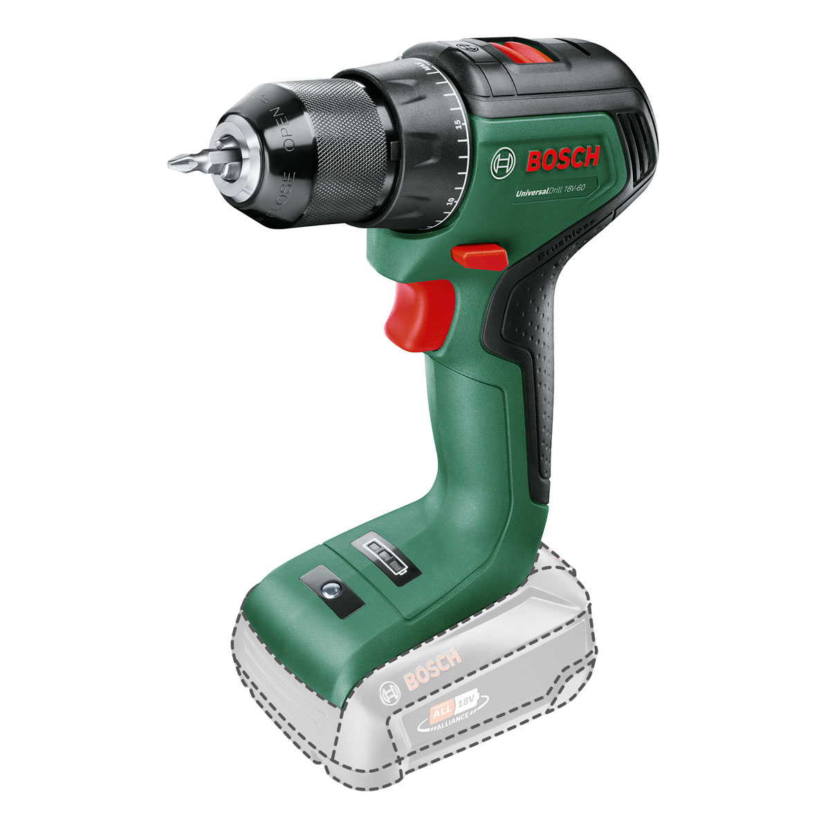 Bosch  Akku-Bohrschrauber UniversalDrill 18V-60 Bild 1