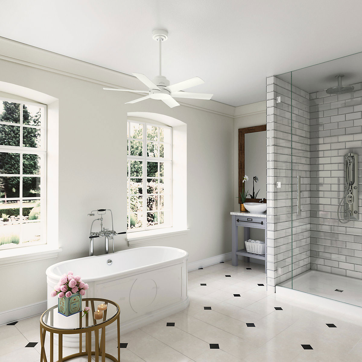 Hunter Fan Hunter Deckenenventilator Kennicott 112 cm frisches weiß Bild 8