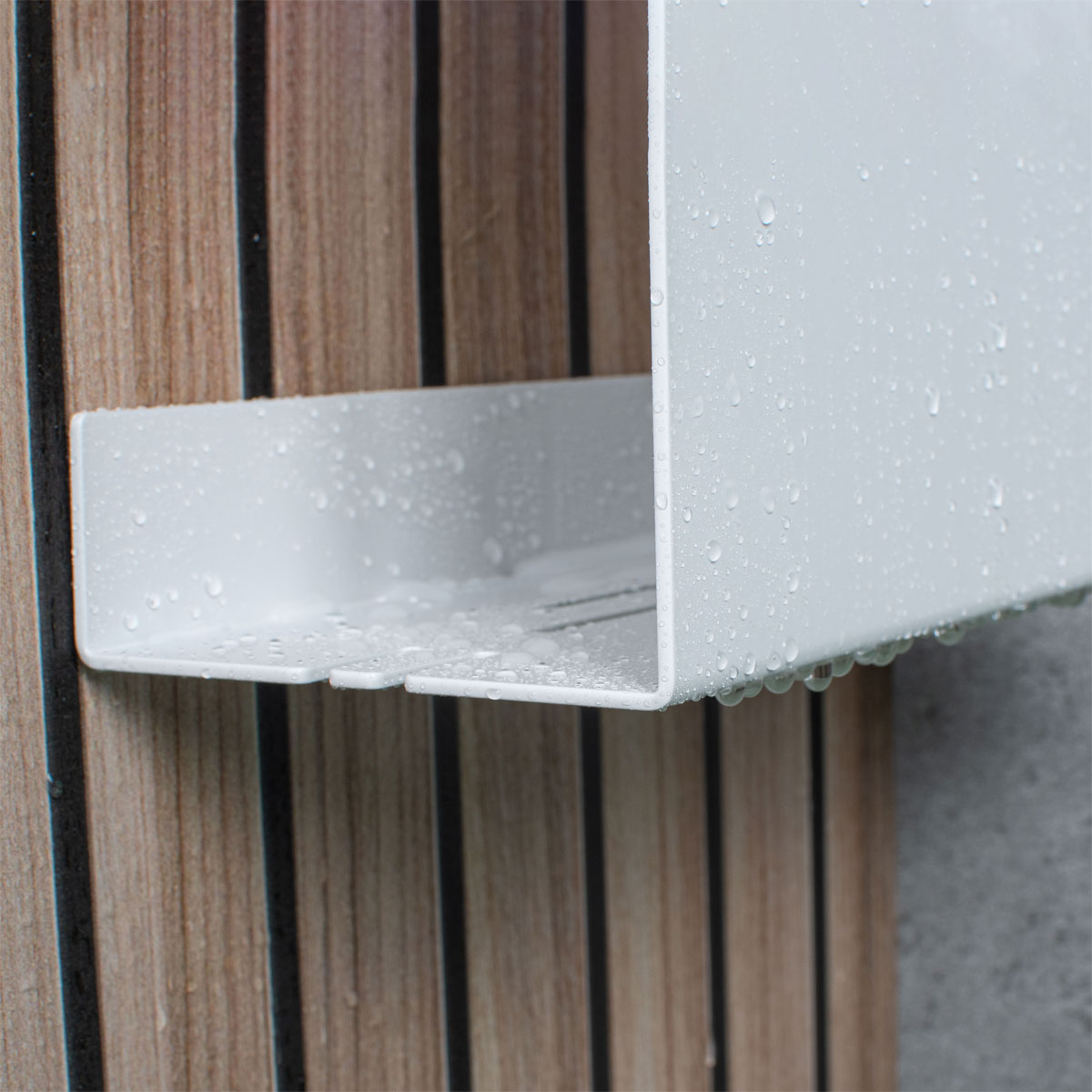 Schulte  Duschablage zum Kleben Größe L Mattweiß Bild 4