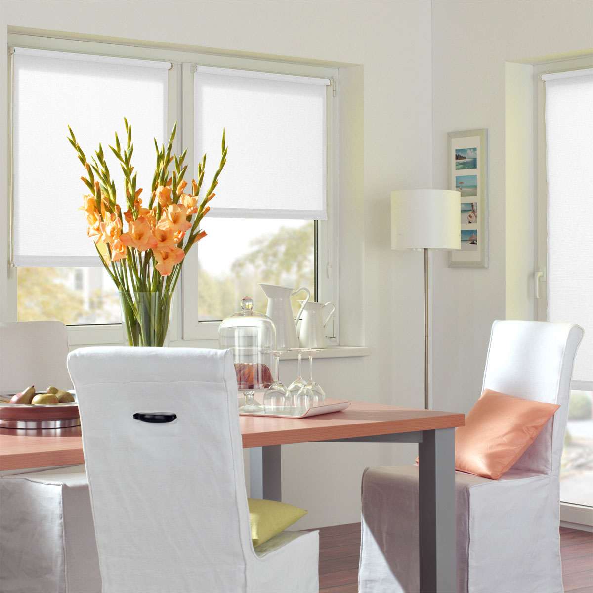 Gardinia Rollo Easyfix Uni Tageslicht 60 x 150 cm weiß Bild 2