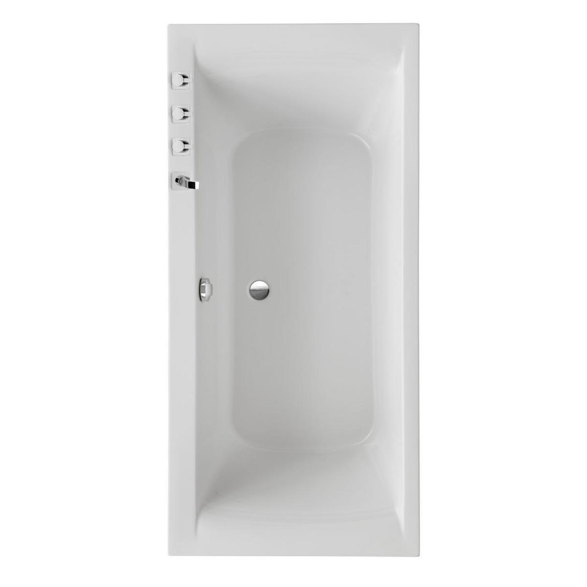 Ottofond Badewanne Rosa 180 x 80 cm weiß