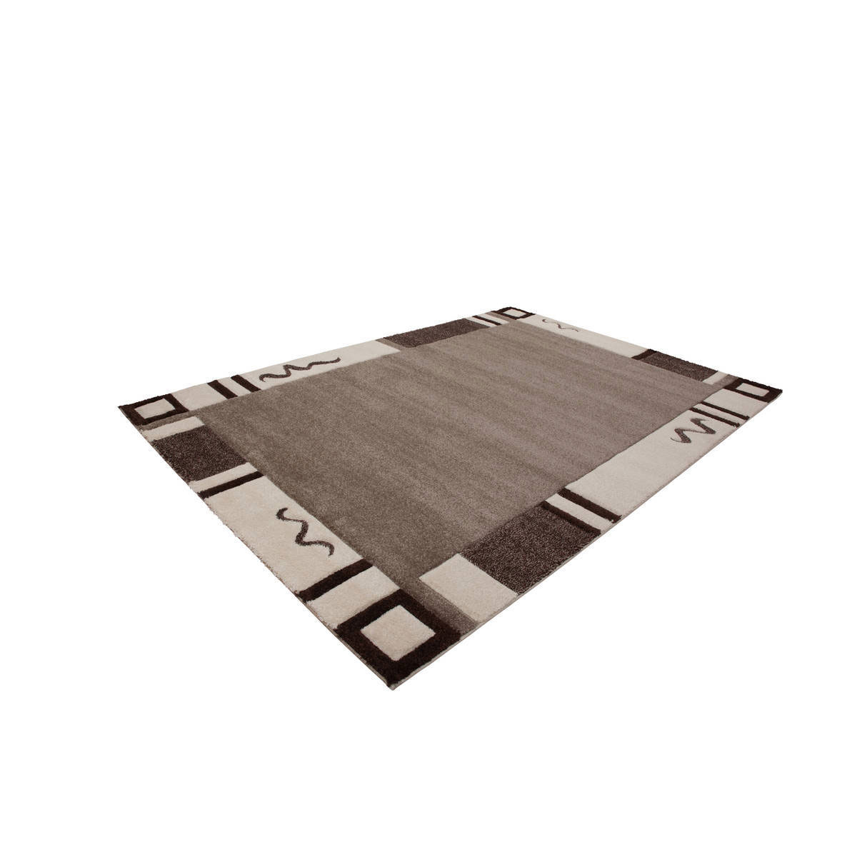 Lederteppich Finish 100 weiß/silber Bild 3