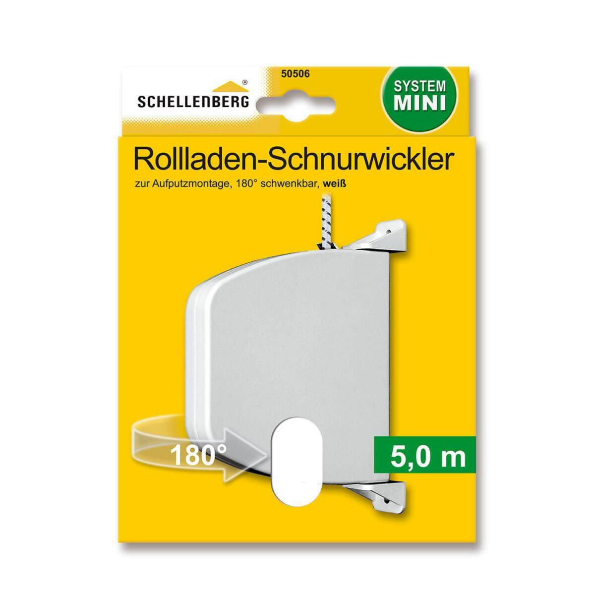Schellenberg  Schnurwickler weiß inkl 5m Schnur Bild 2