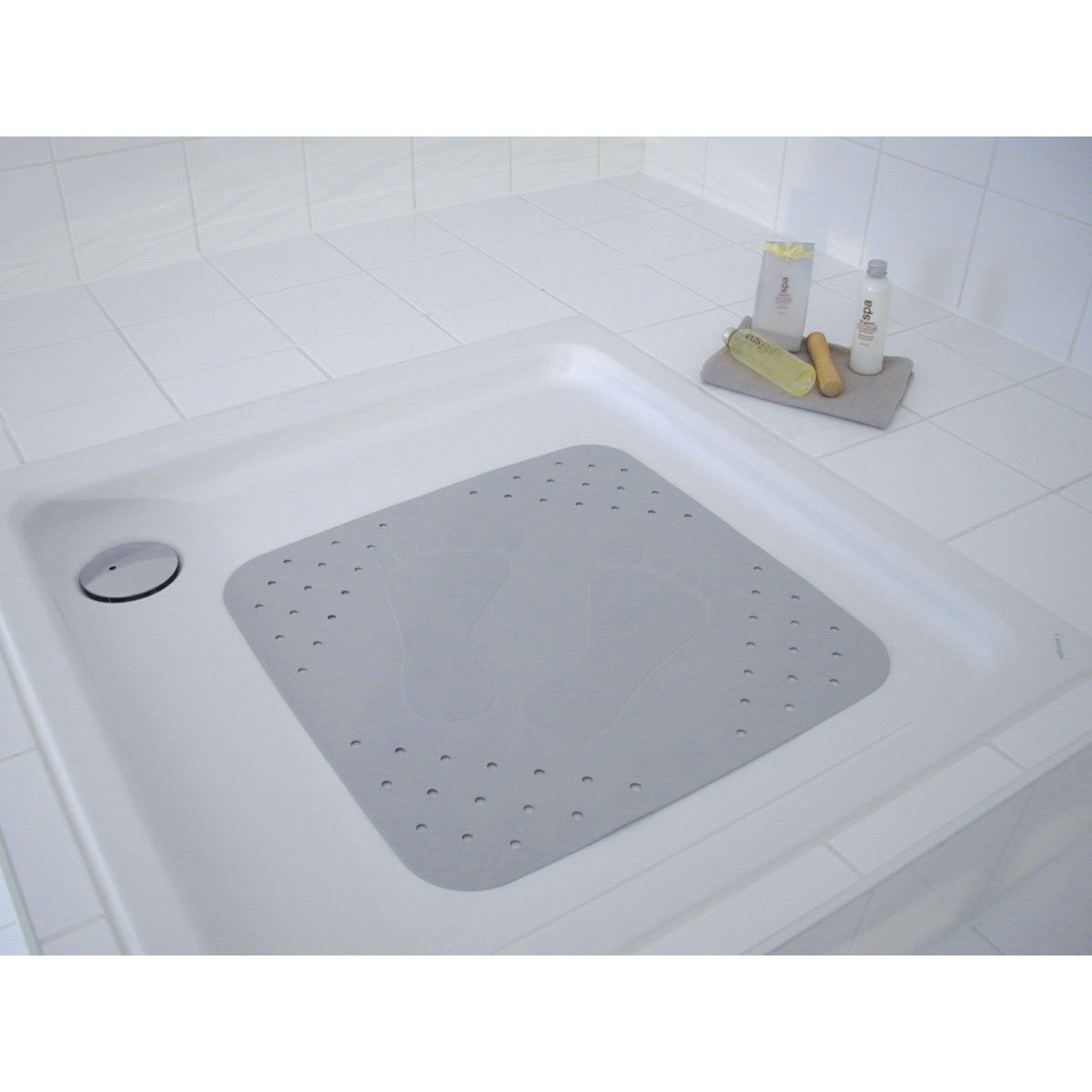 Basic  Duscheinlage Foot Manhattan weiß Bild 3