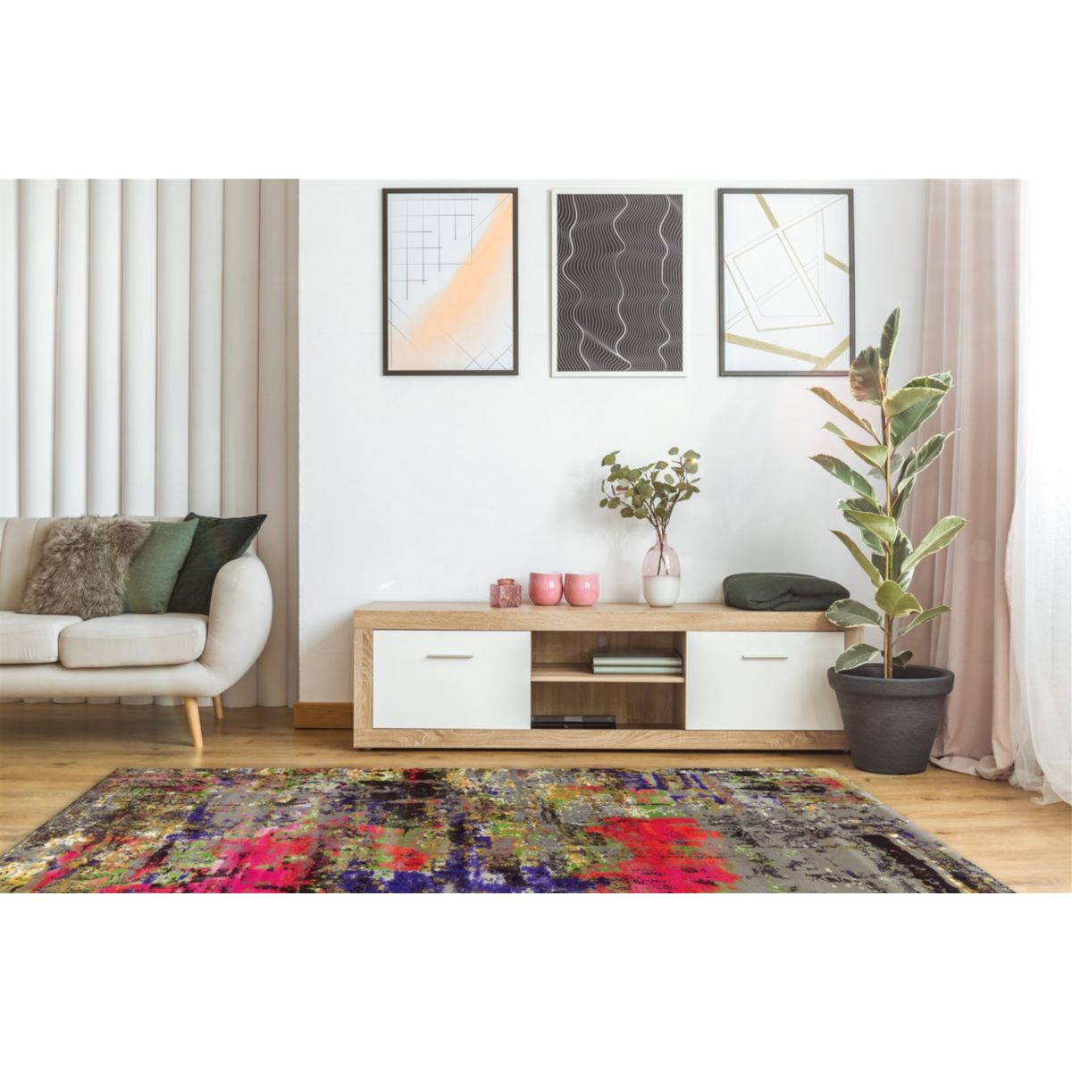 Vintage 5207 Multi 120cm x 181cm Bild 2