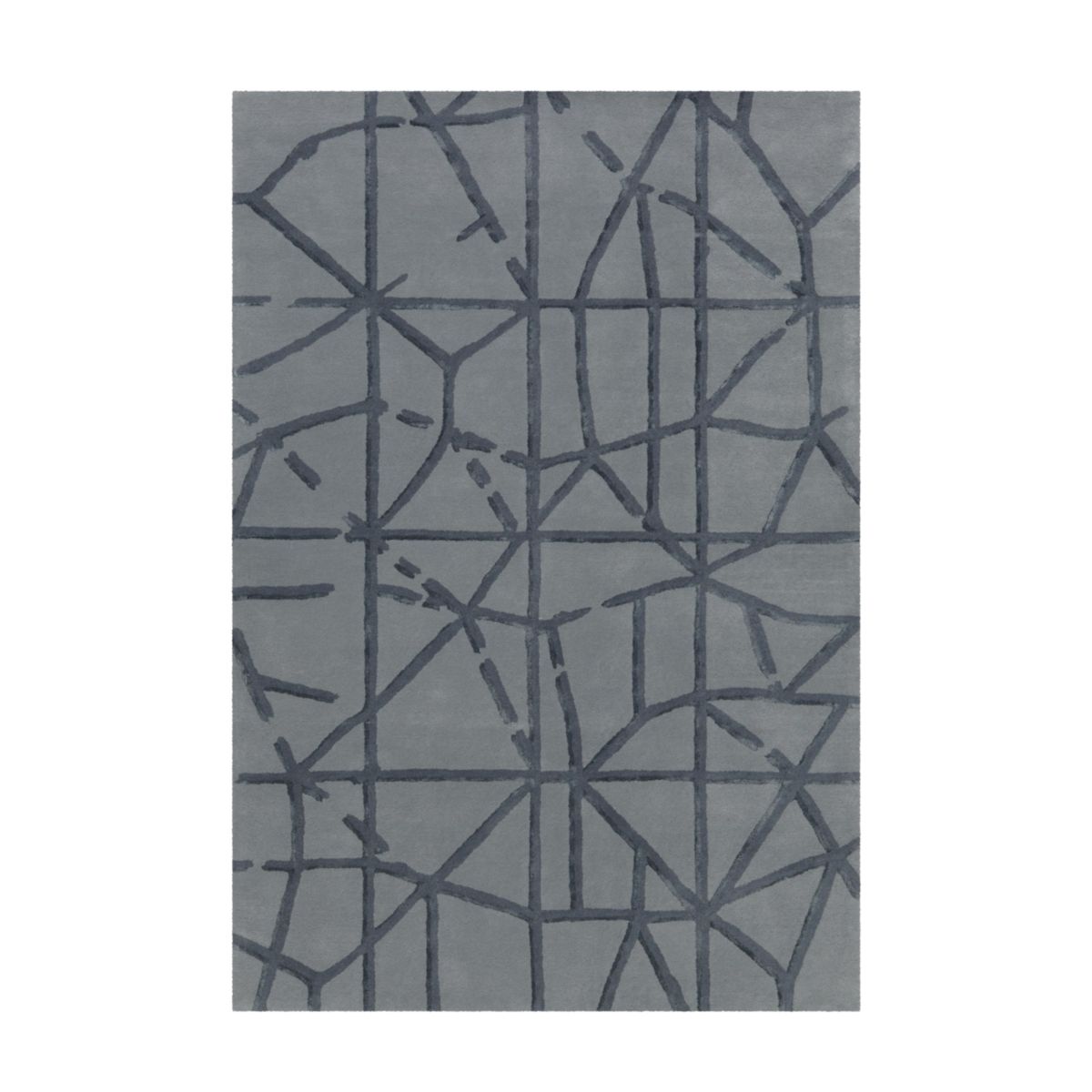 Satin 8063 Grau 170cm x 240cm