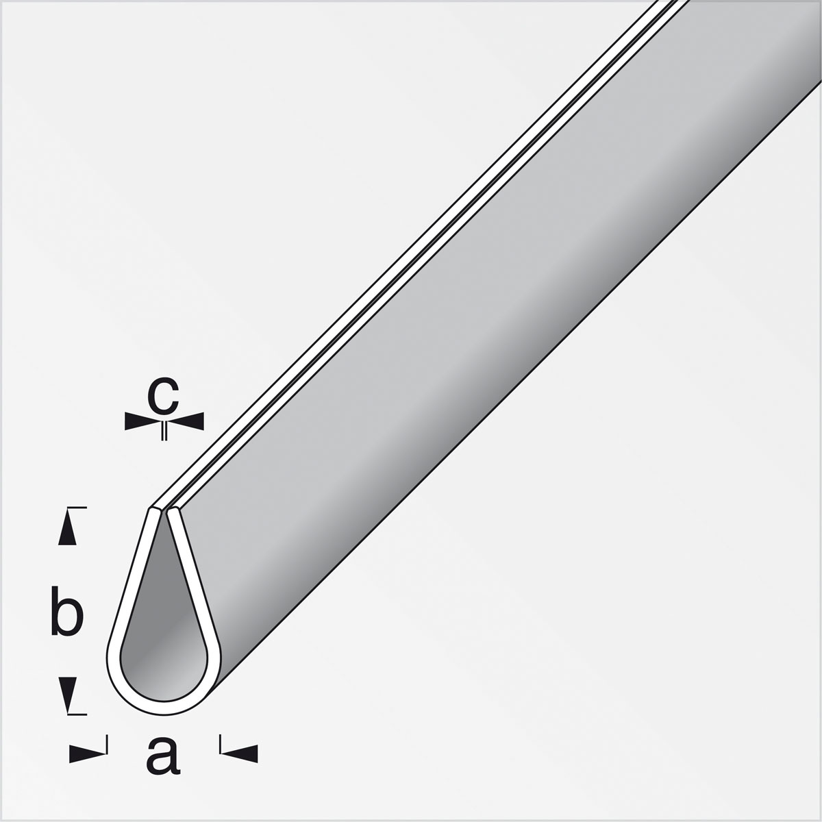 MyTool Rahmenprofil 15 mm 1m schwarz Bild 2