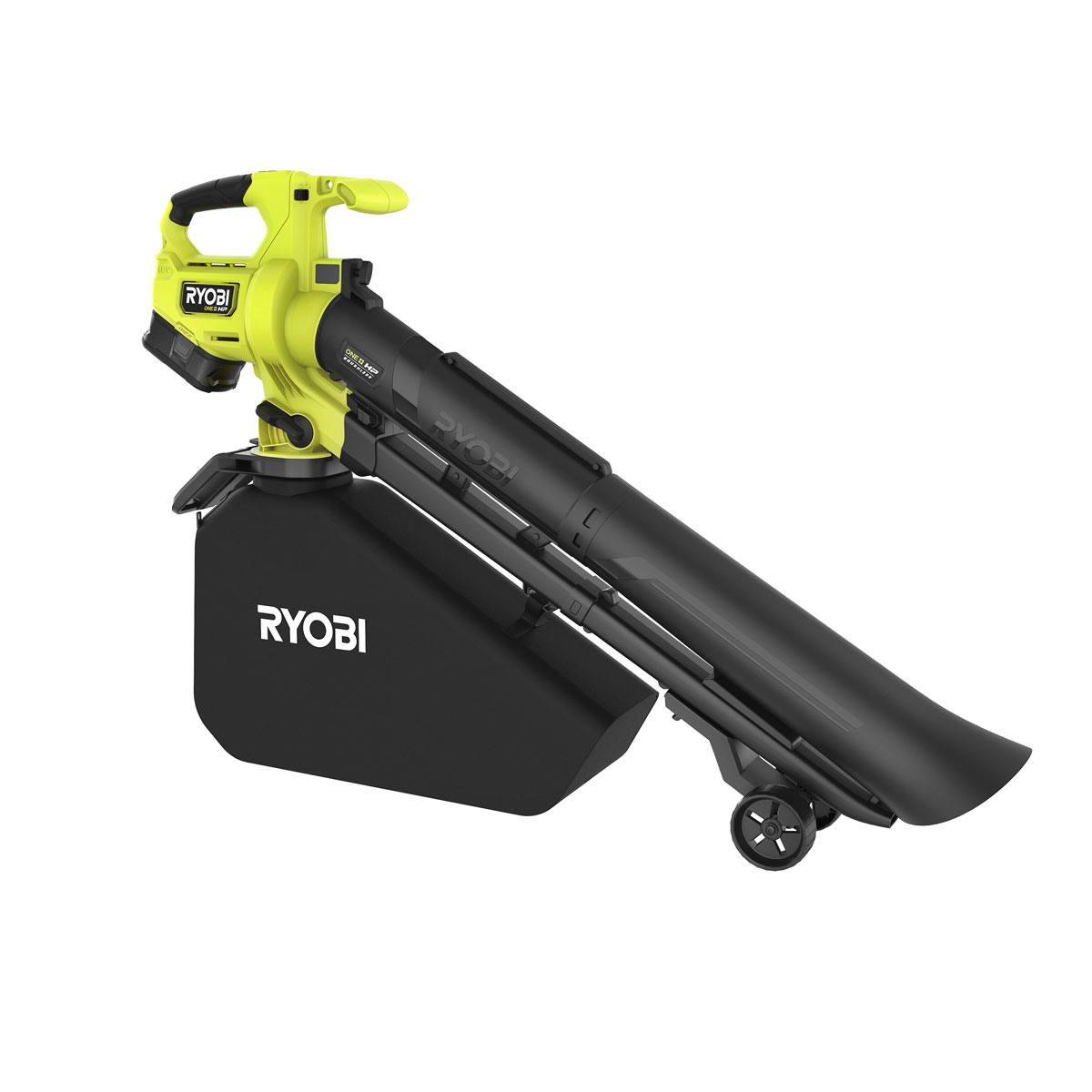 Ryobi Akku-Laubsauger/-bläser RY18BVXA-150 7,7 m3/min inkl 5,0 Ah Akku u Ladegerät Bild 1