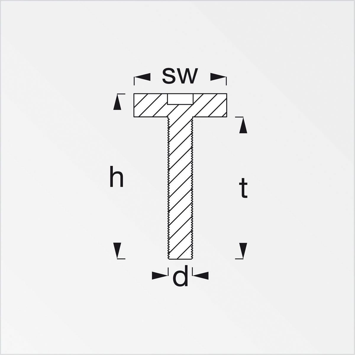 MyTool Justierfuß M8 schwarz Bild 2