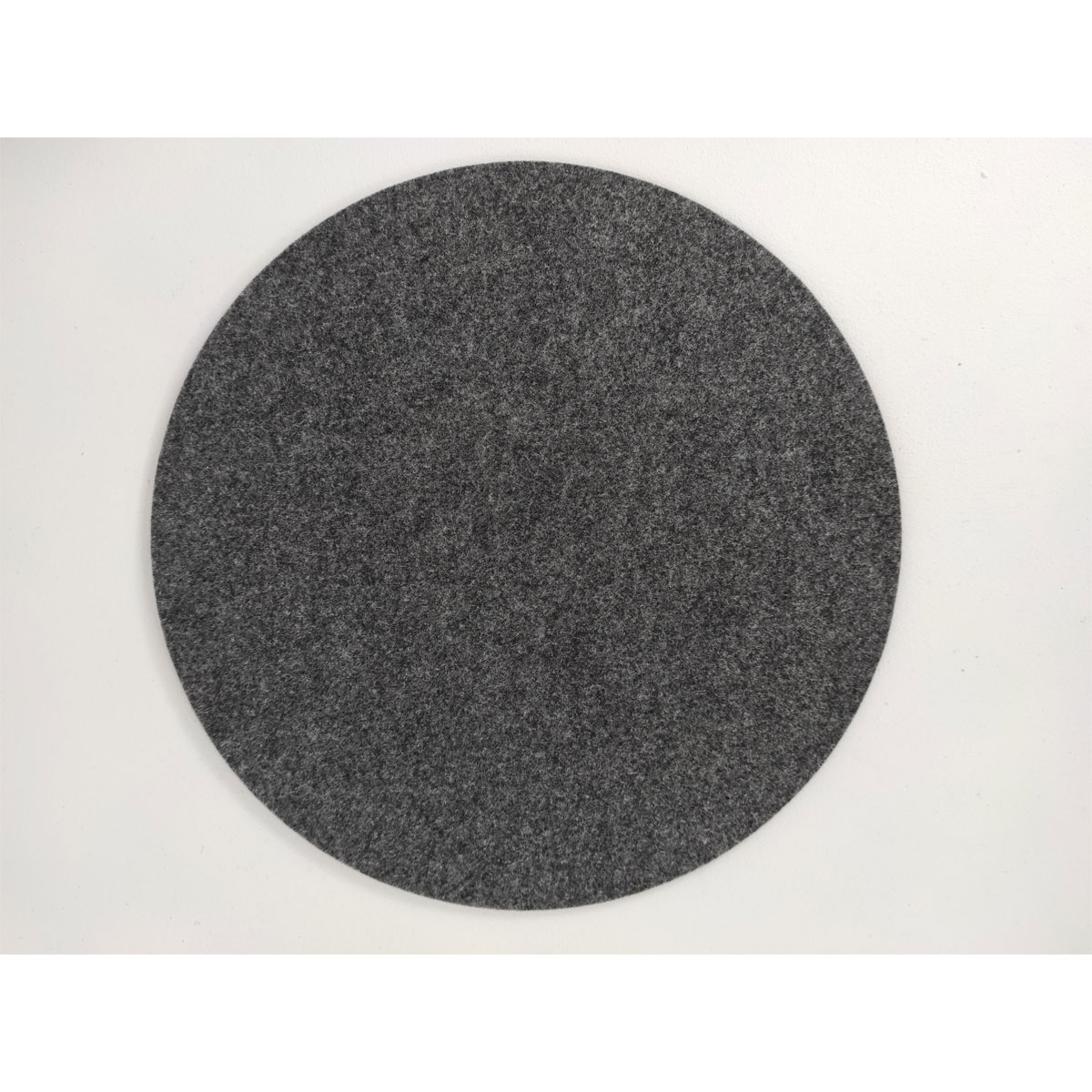 Platzset Filz Durchmesser 35 cm dunkelgrau