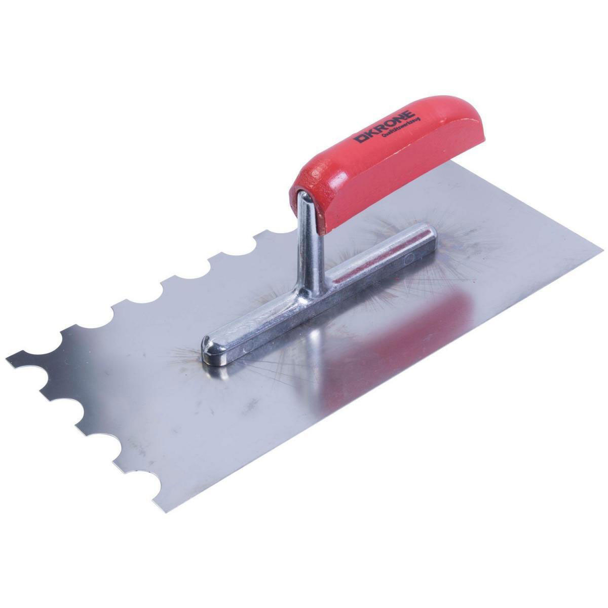 Krone Zahnglättekelle 280 x 130 mm Zahnung 12 x 12 mm