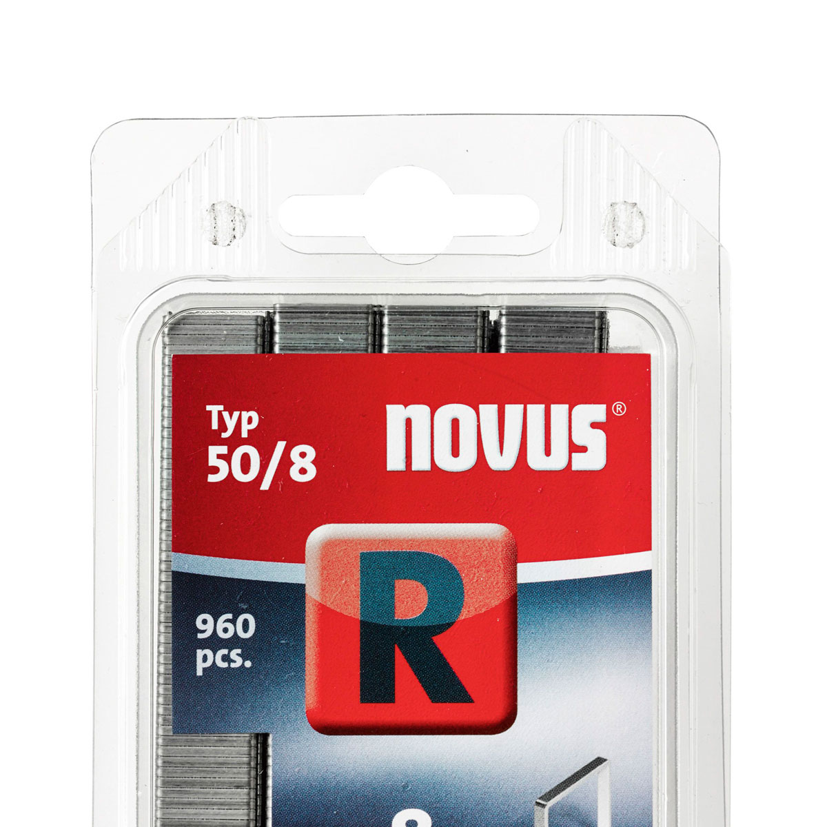 Novus Flachdrahtklammer R Typ 50/8 8 mm Bild 1