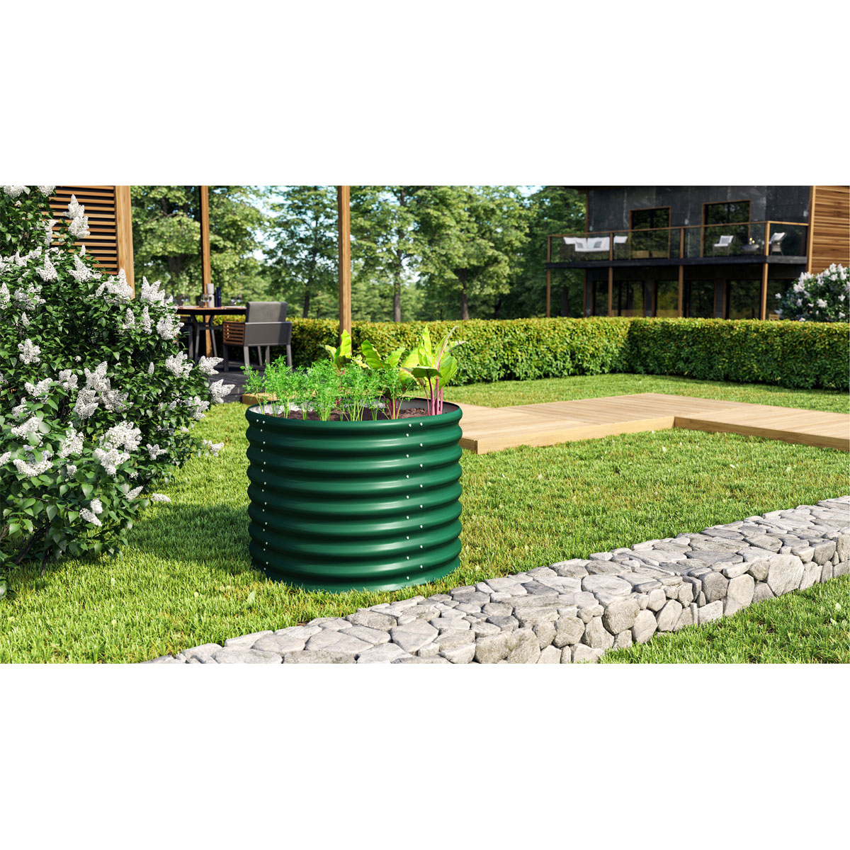 Vitavia  Hochbeet „Terra“, rund, seegras