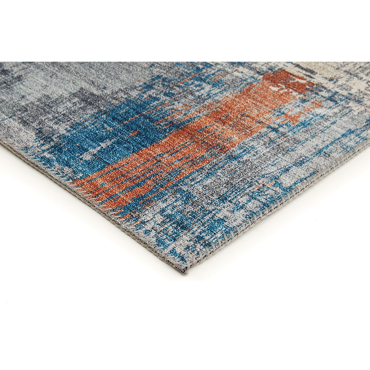 Luxor living Teppich Polino 80x150 cm blau-koralle Bild 10