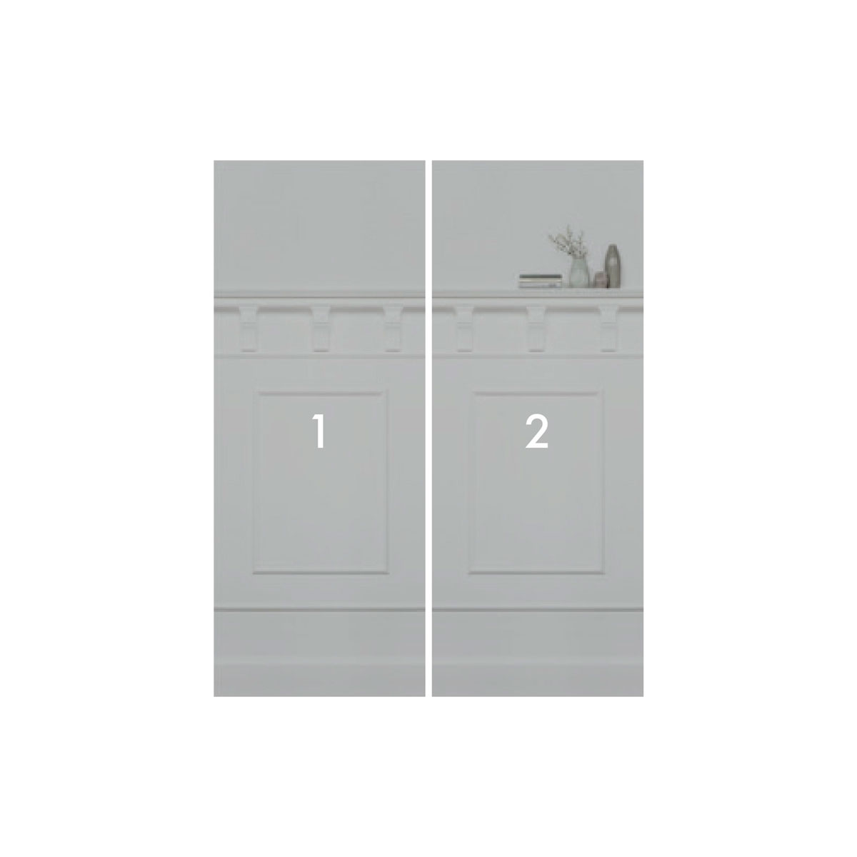 Komar  Vlies Fototapete Pure Wall 200x250 cm Bild 3